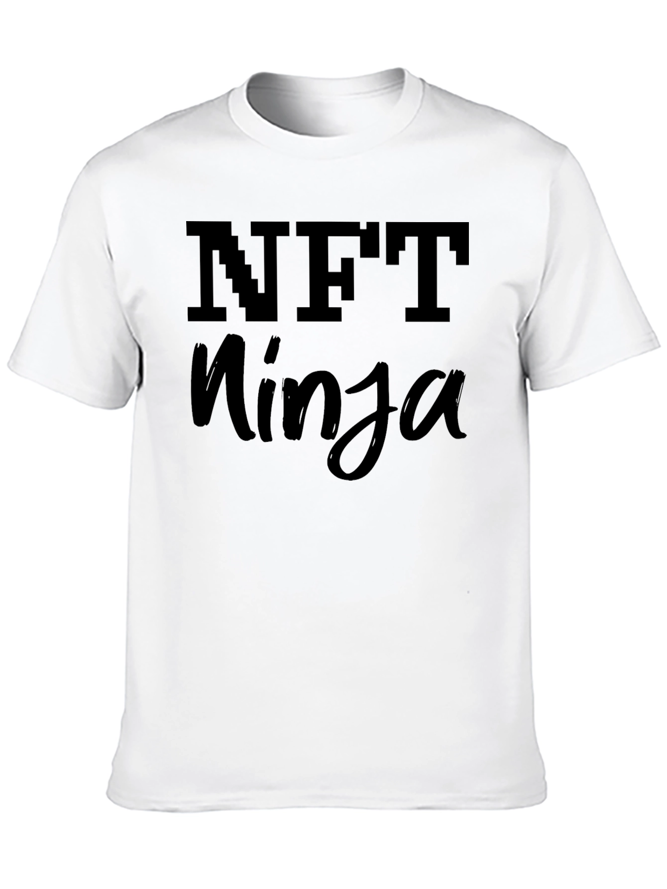NFT Ninja Black T-Shirt - Crypto Art Fan Apparel