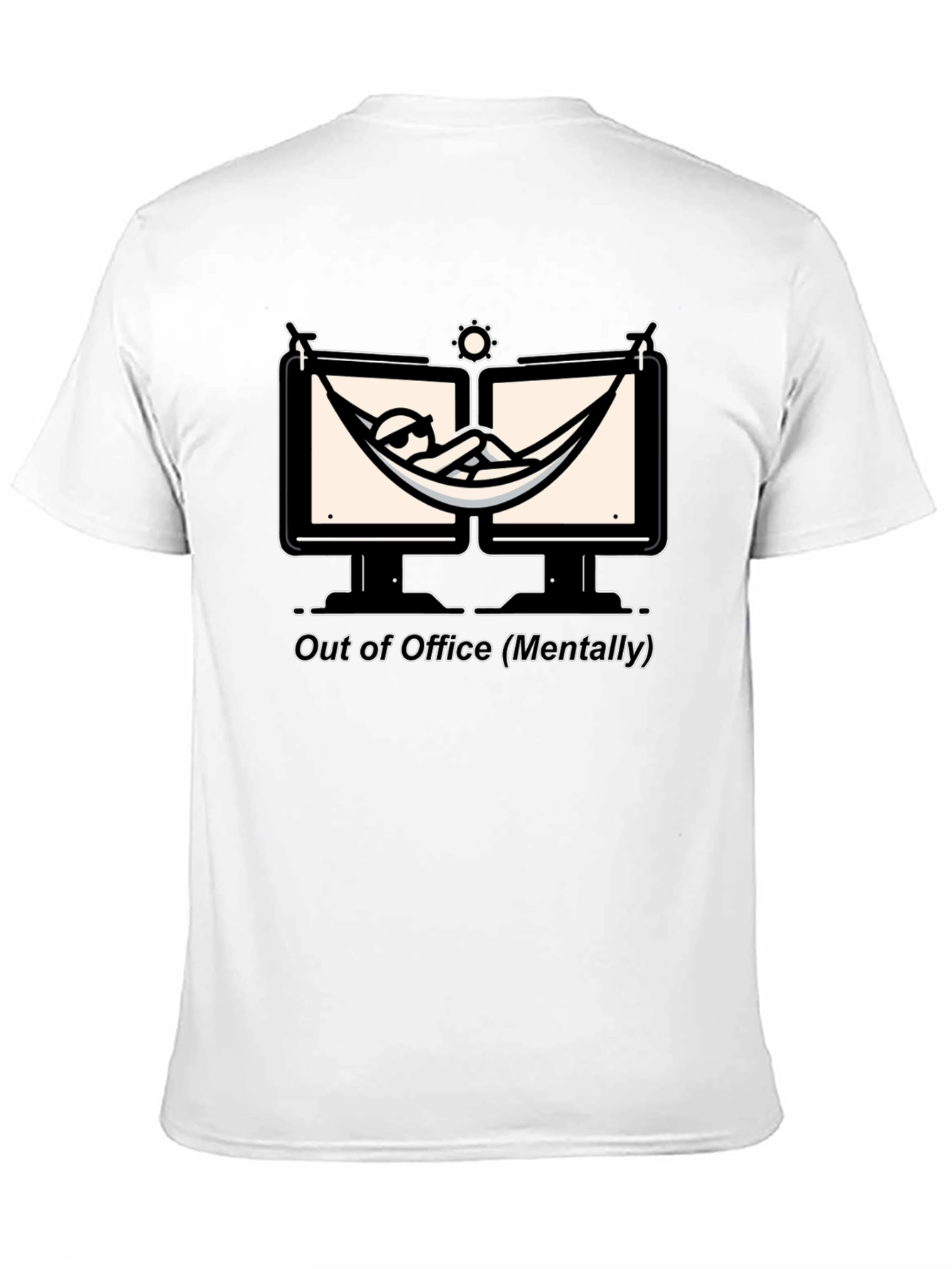 Out of Office T-Shirt: Relax Mentally Graphic Tee