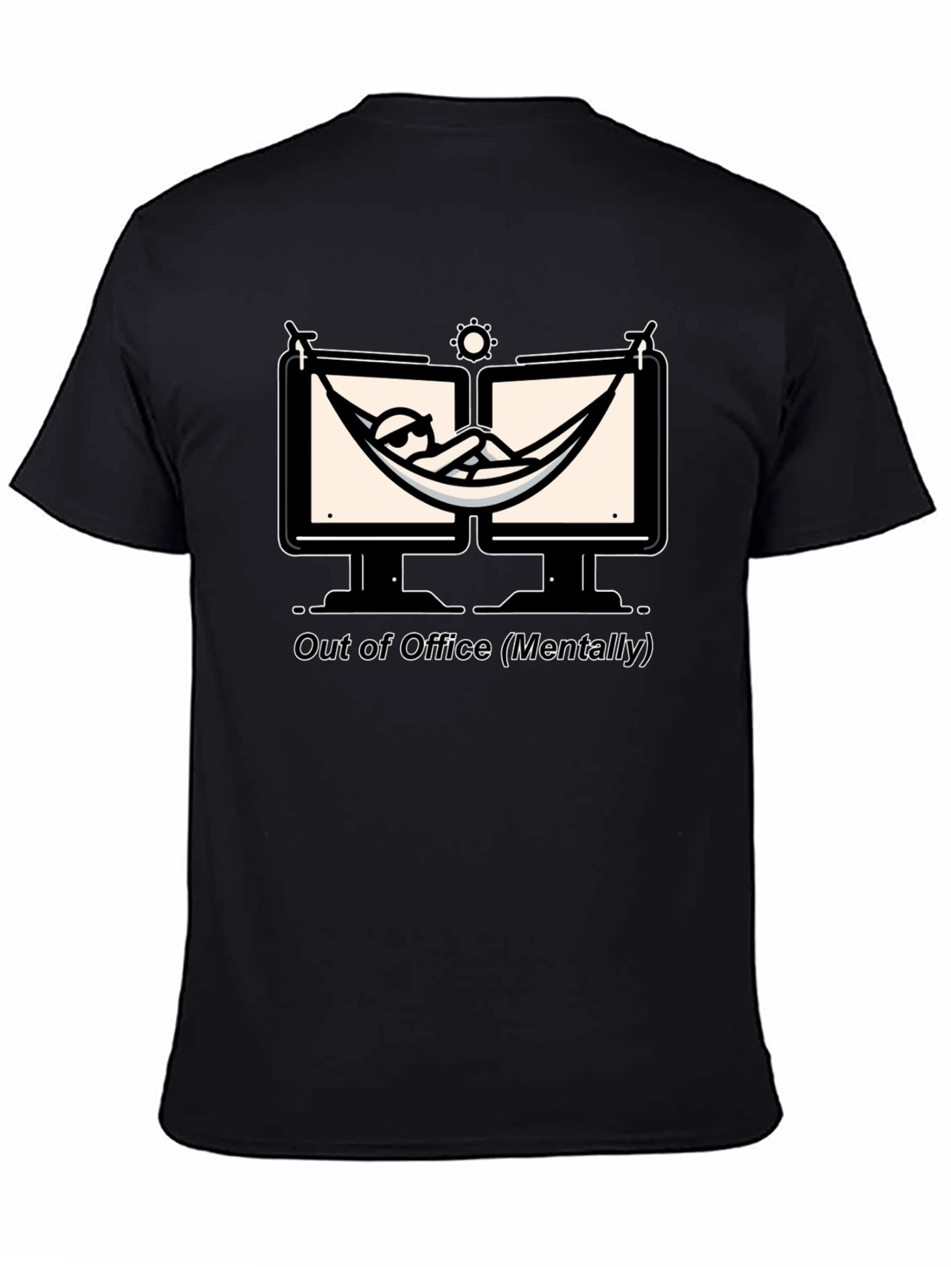 Out of Office T-Shirt: Relax Mentally Graphic Tee