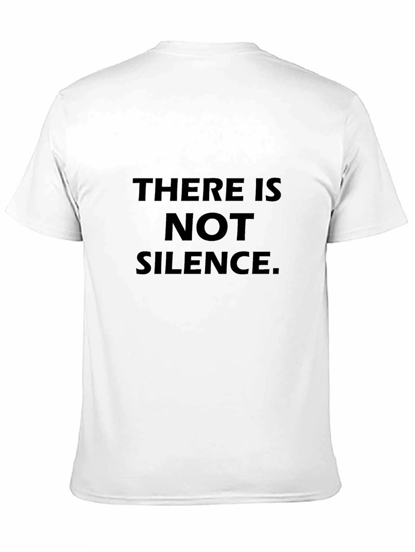There Is Not Silence Black Tee