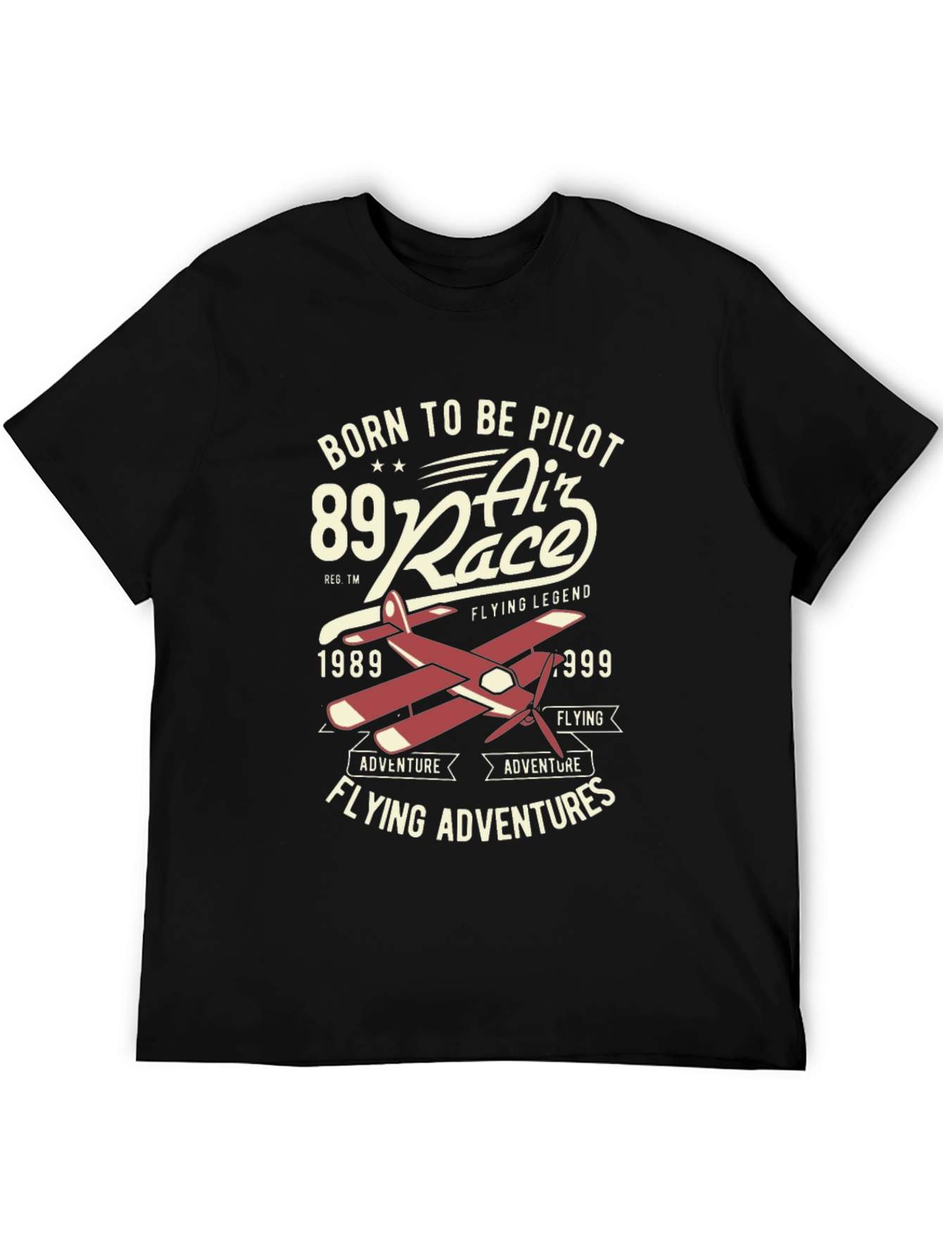 Born to be Pilot Air Race Graphic T-Shirt