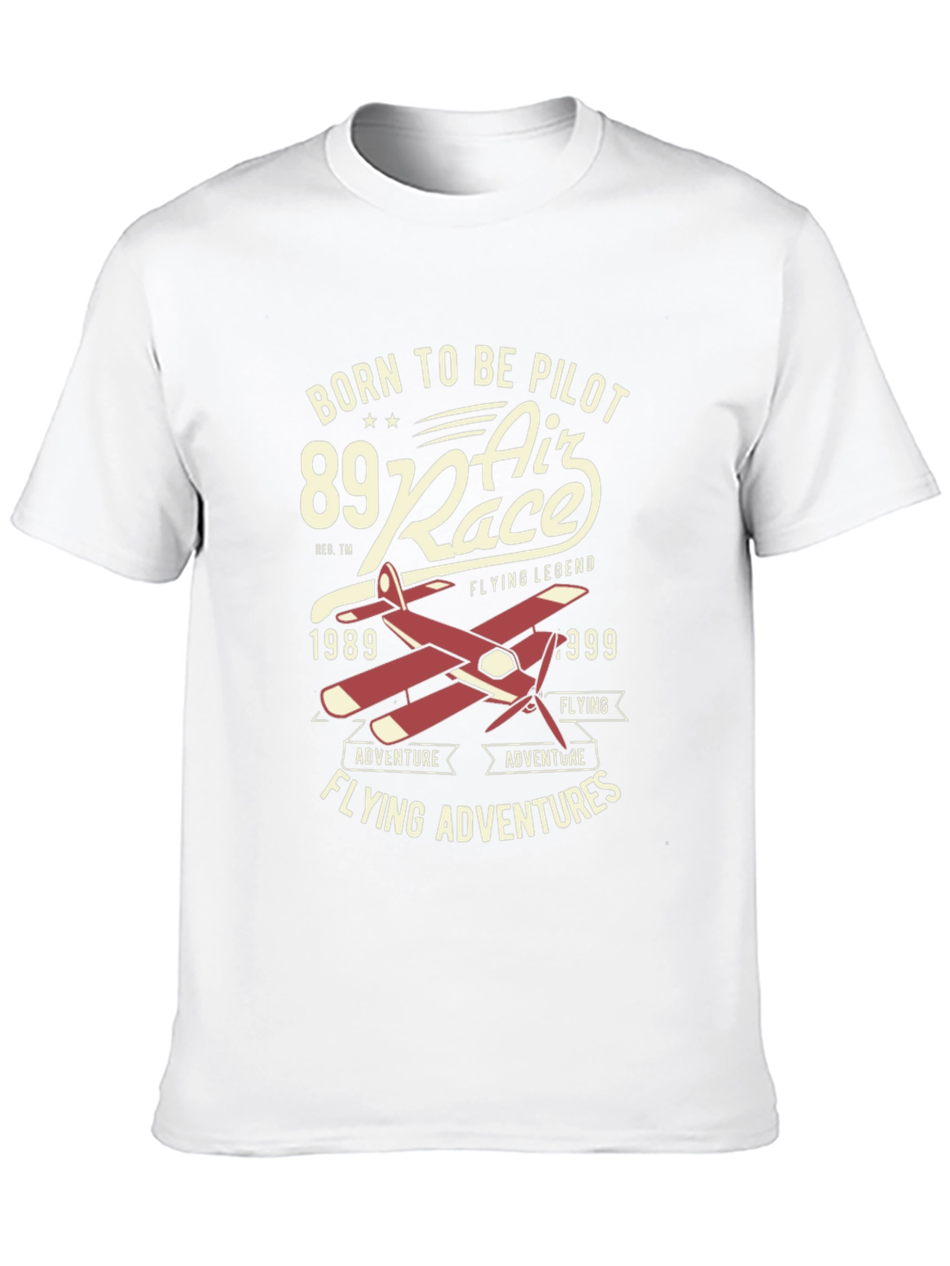 Born to be Pilot Air Race Graphic T-Shirt