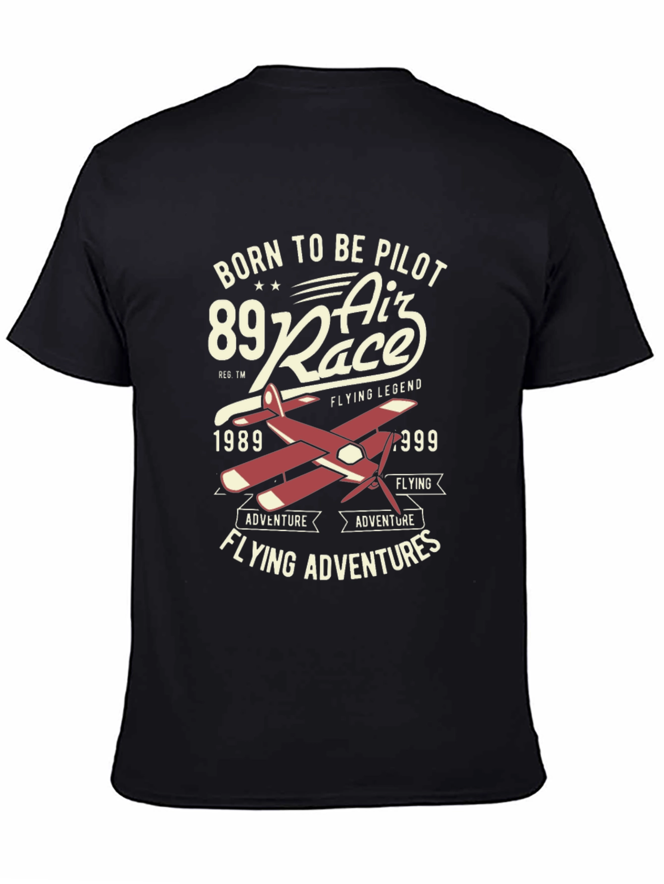 Born to be Pilot Air Race Graphic T-Shirt