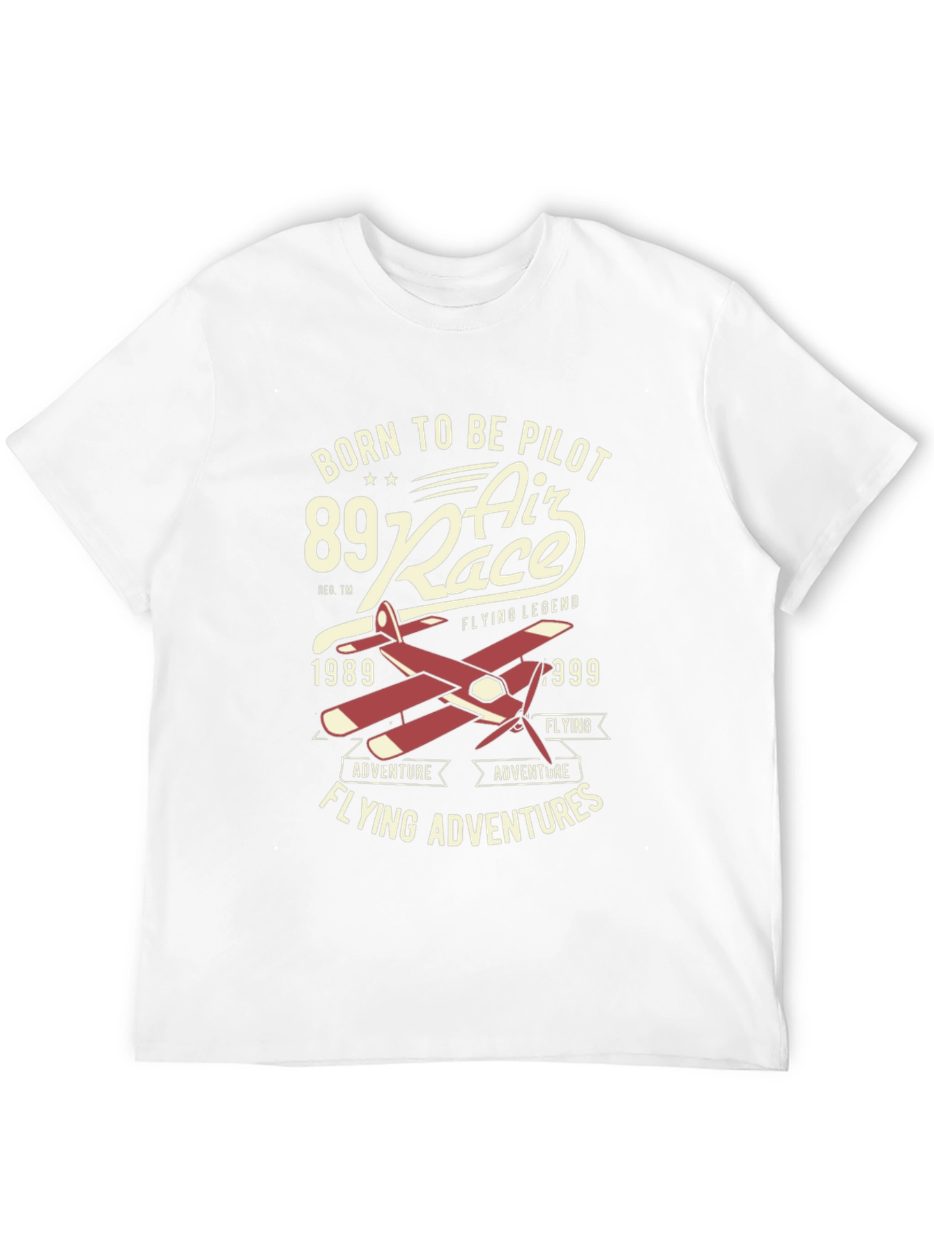 Born to be Pilot Air Race Graphic T-Shirt