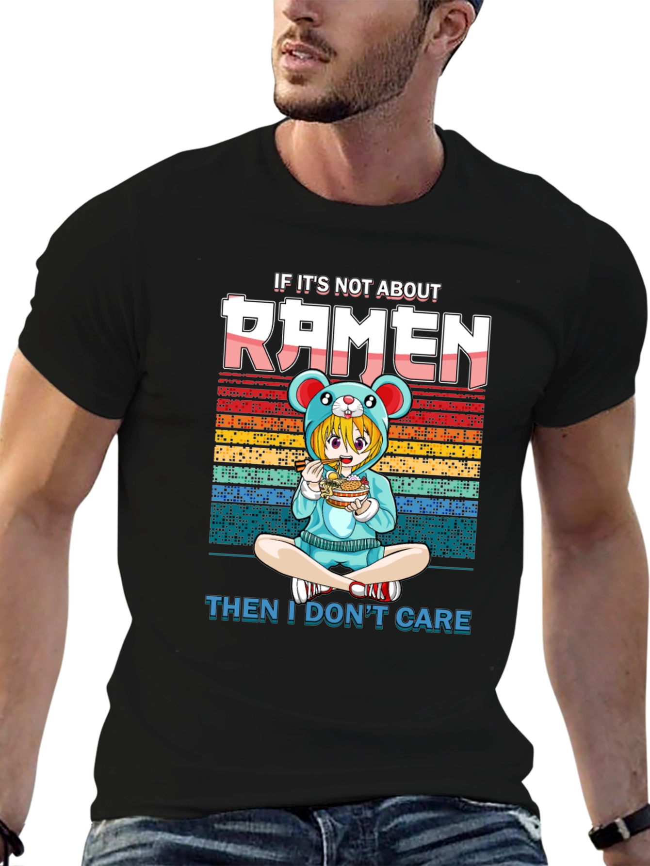 Ramen Anime Graphic T-Shirt - Casual Cotton Tee