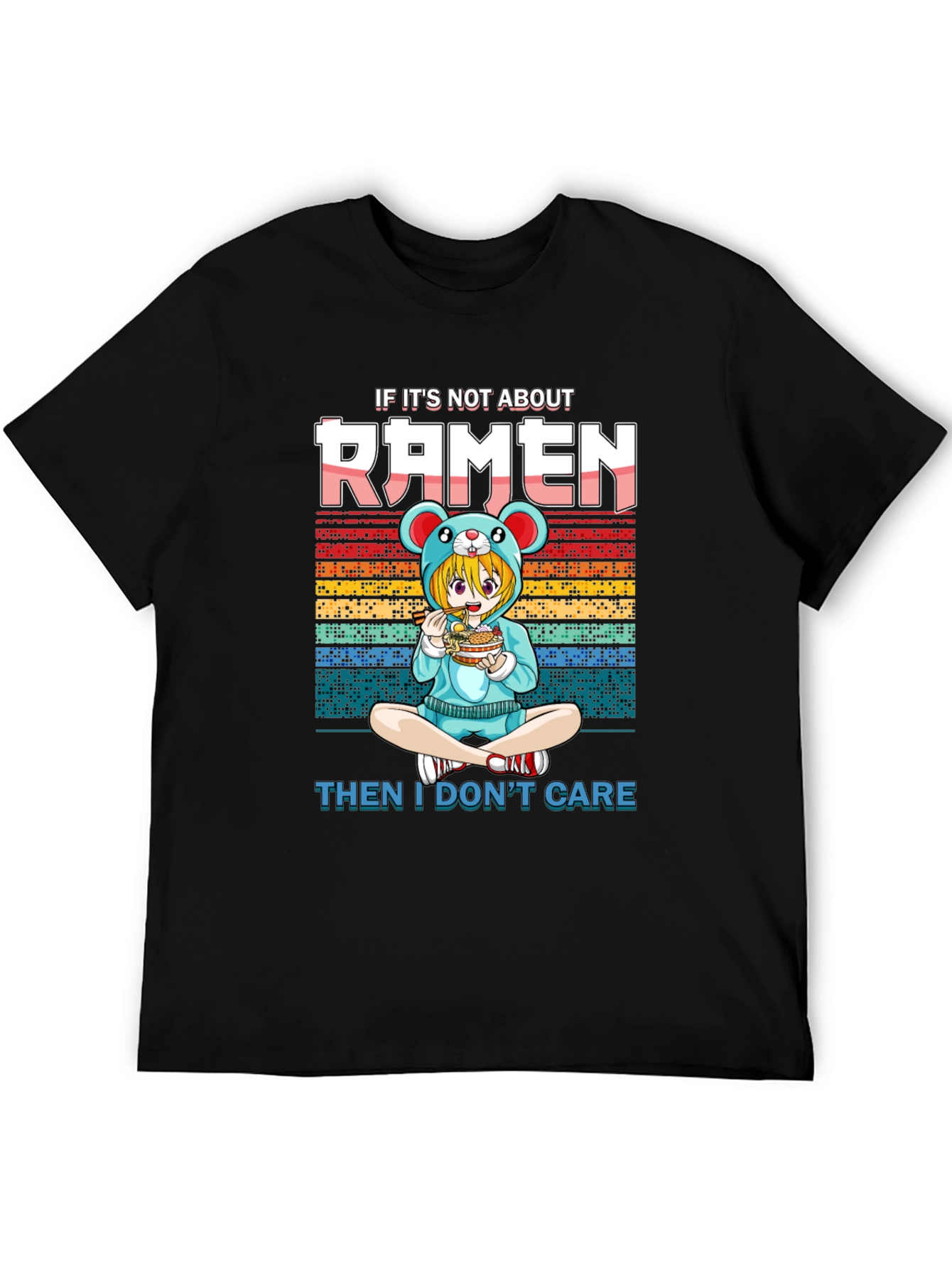 Ramen Anime Graphic T-Shirt - Casual Cotton Tee