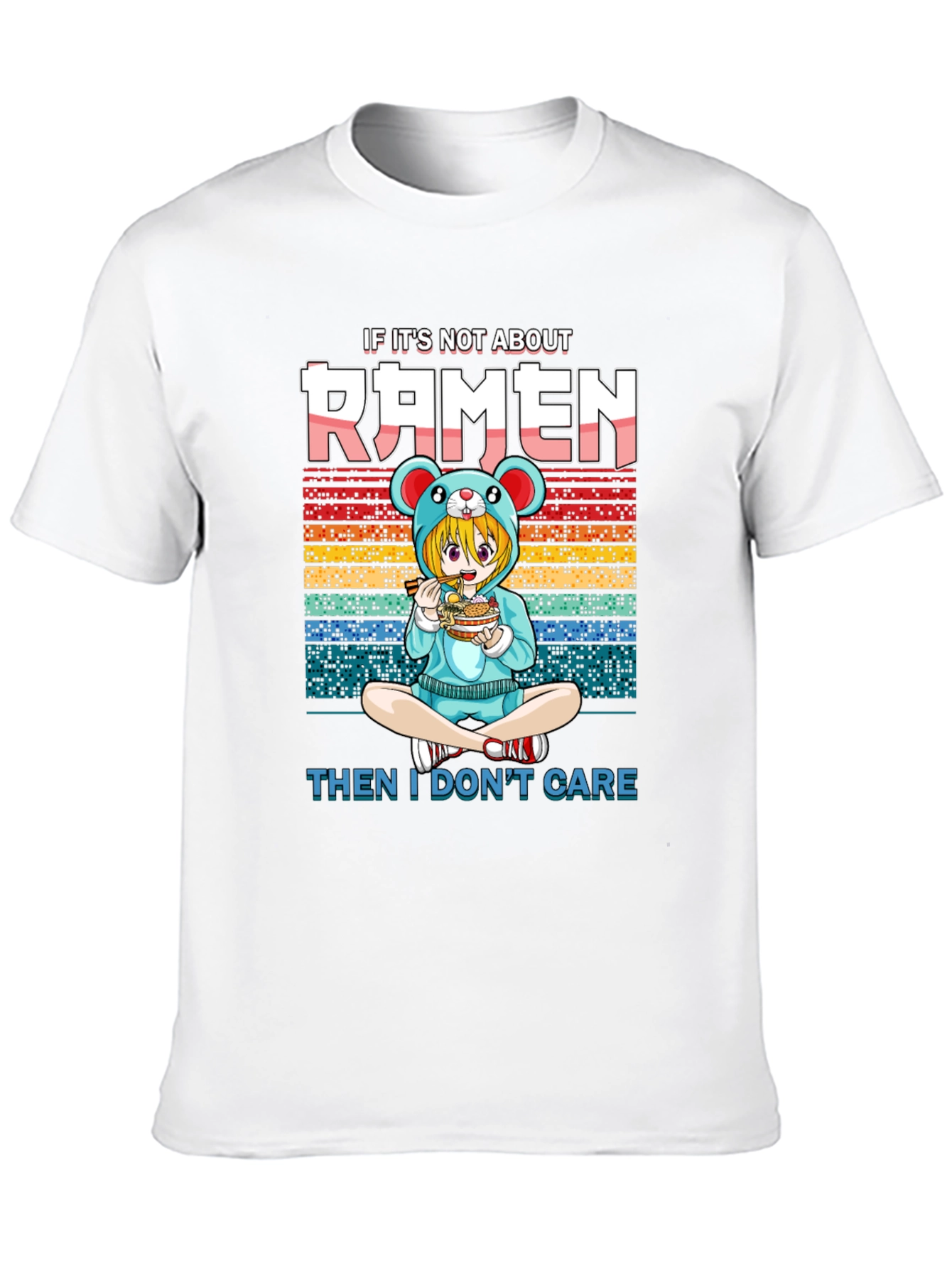 Ramen Anime Graphic T-Shirt - Casual Cotton Tee