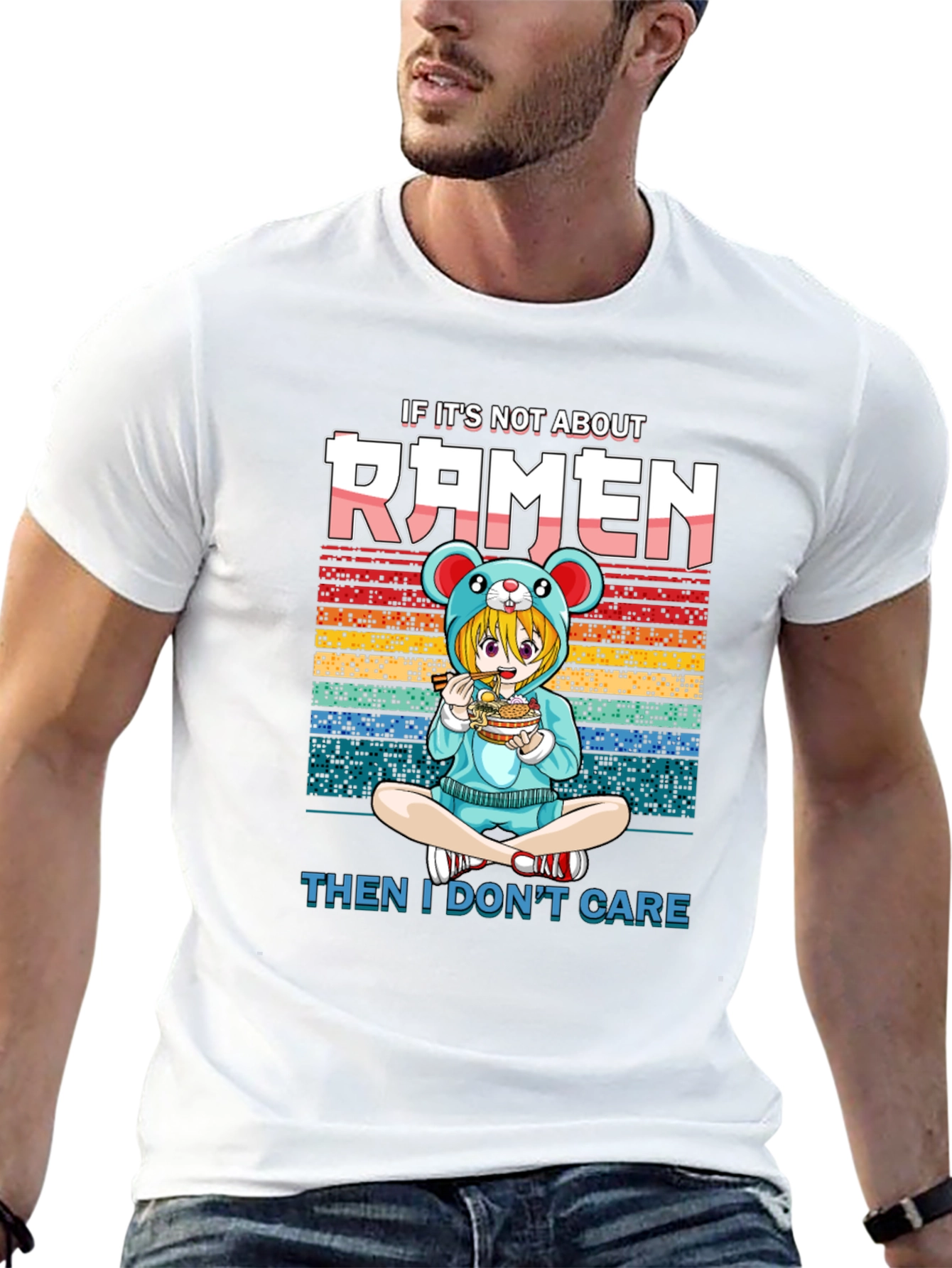 Ramen Anime Graphic T-Shirt - Casual Cotton Tee