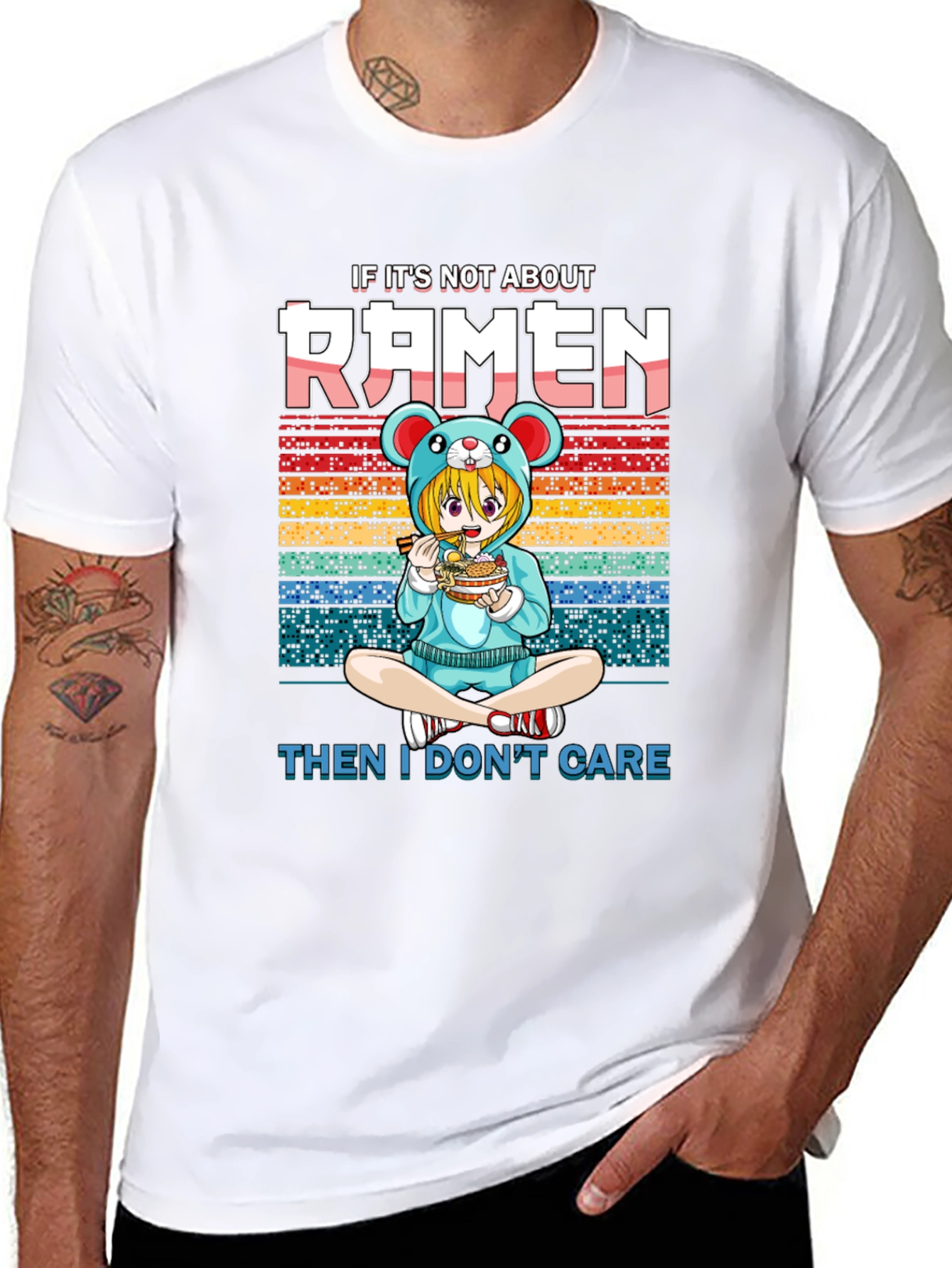 Ramen Anime Graphic T-Shirt - Casual Cotton Tee