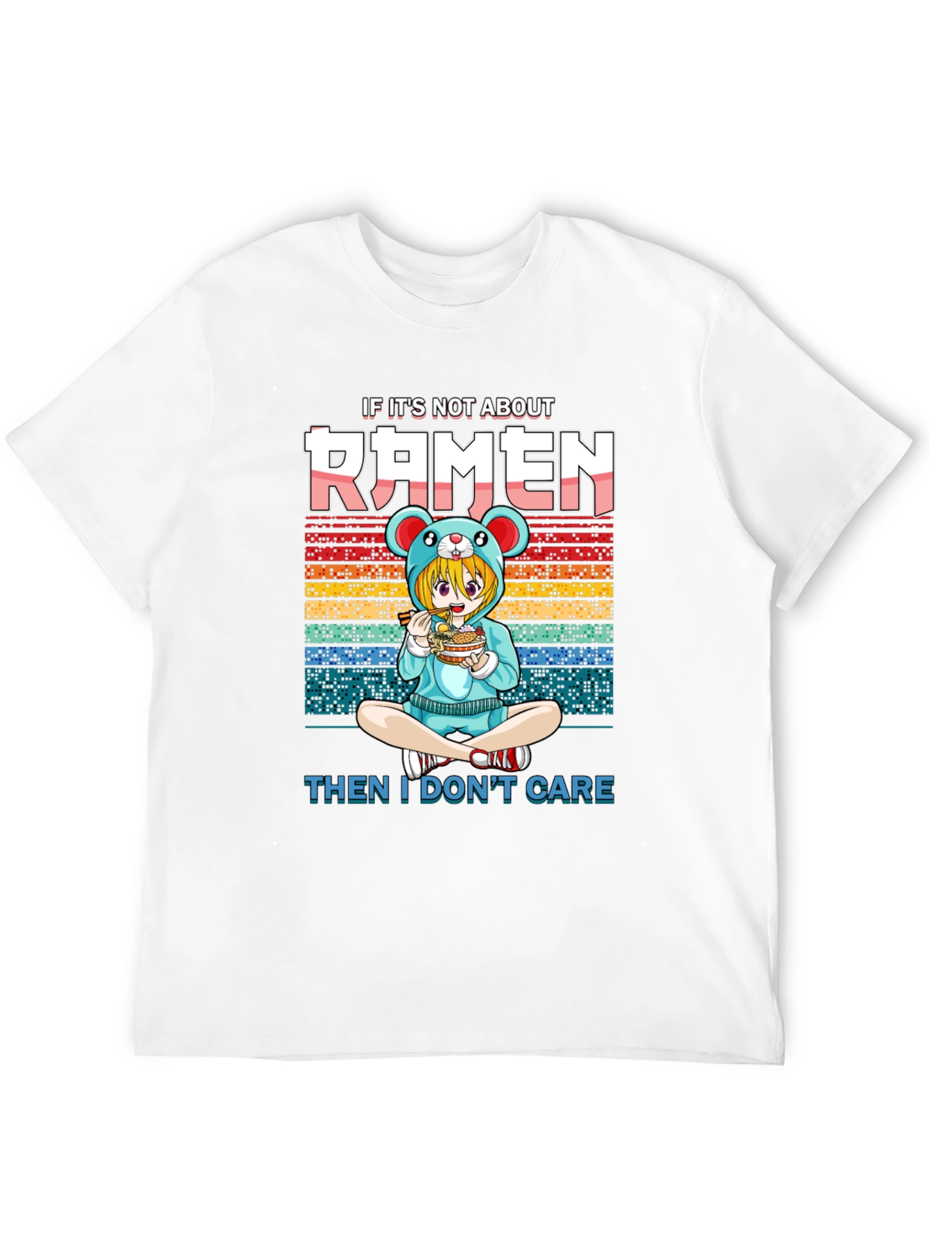 Ramen Anime Graphic T-Shirt - Casual Cotton Tee