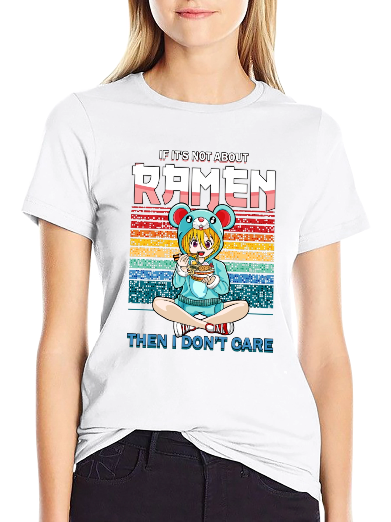 Ramen Anime Graphic T-Shirt - Casual Cotton Tee