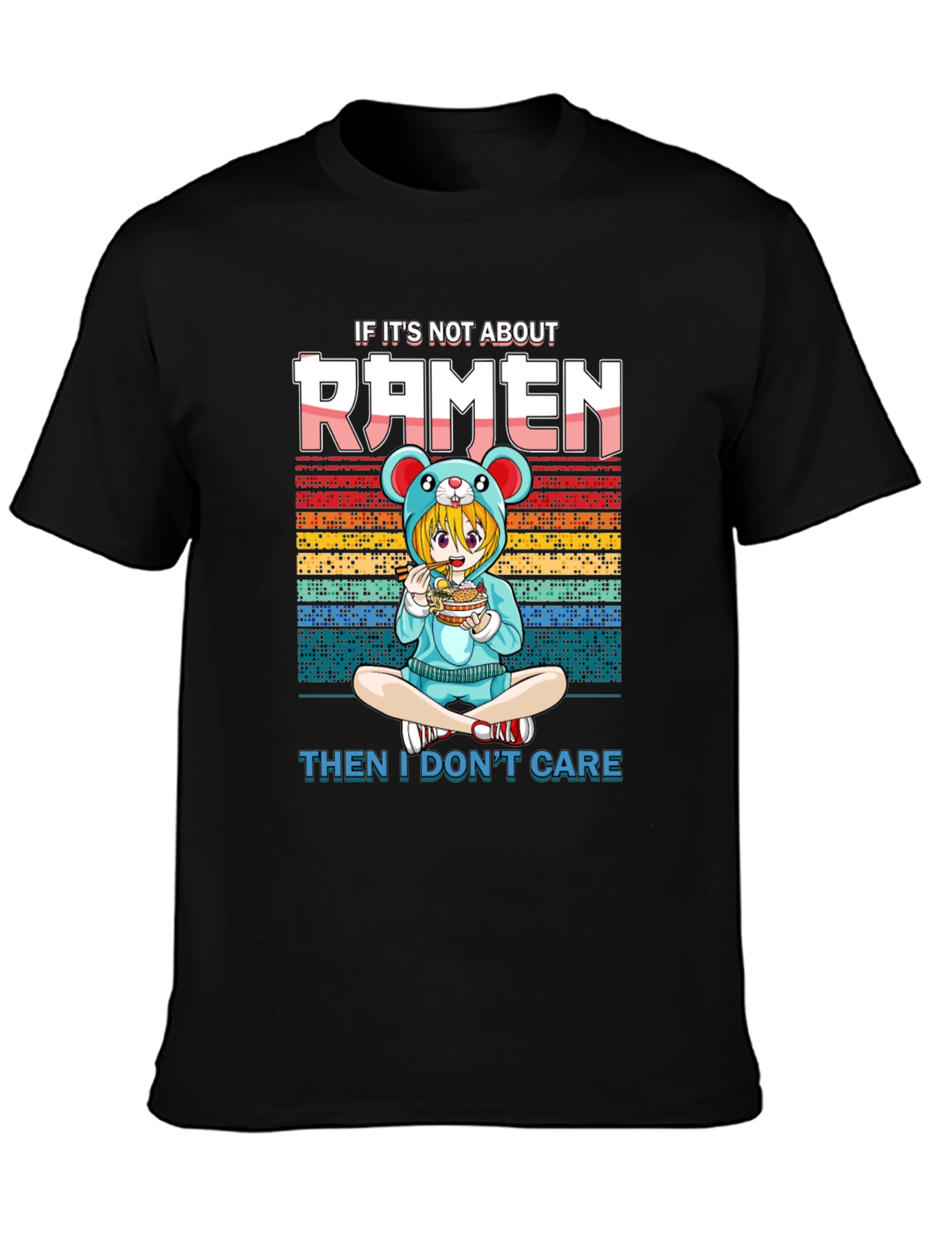 Ramen Anime Graphic T-Shirt - Casual Cotton Tee
