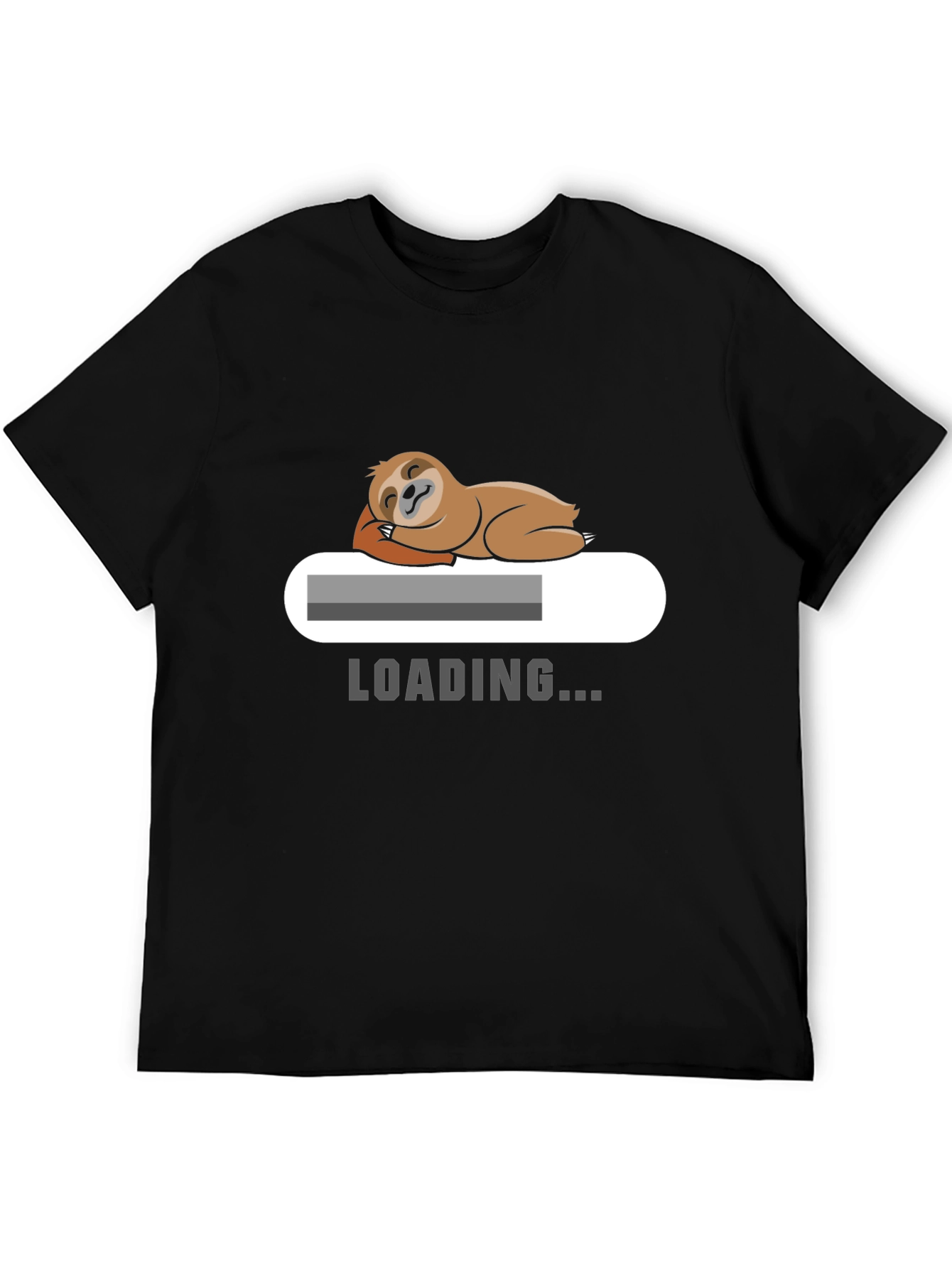 Sloth Loading T-Shirt - Funny Lazy Mode Tee