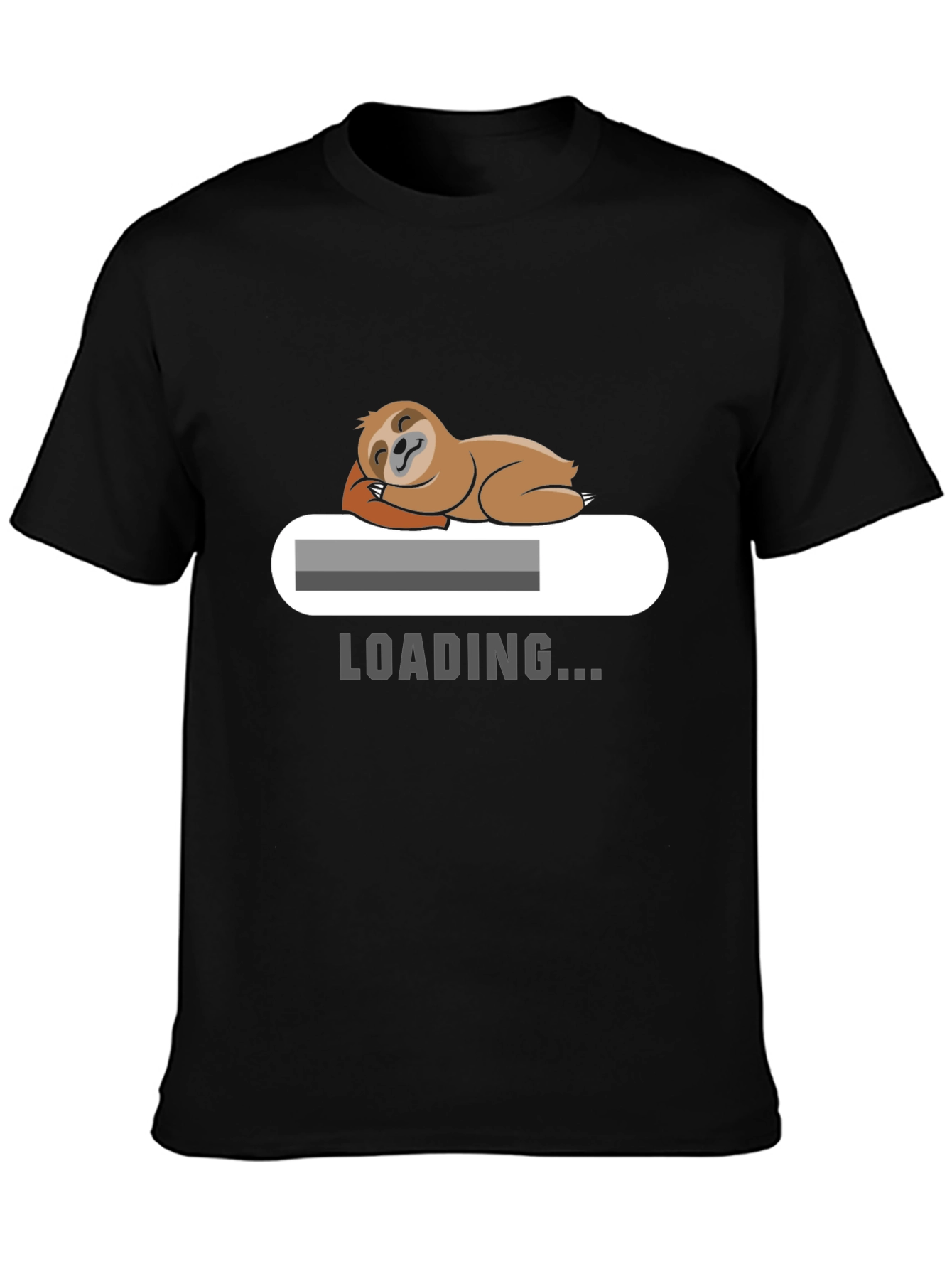 Sloth Loading T-Shirt - Funny Lazy Mode Tee