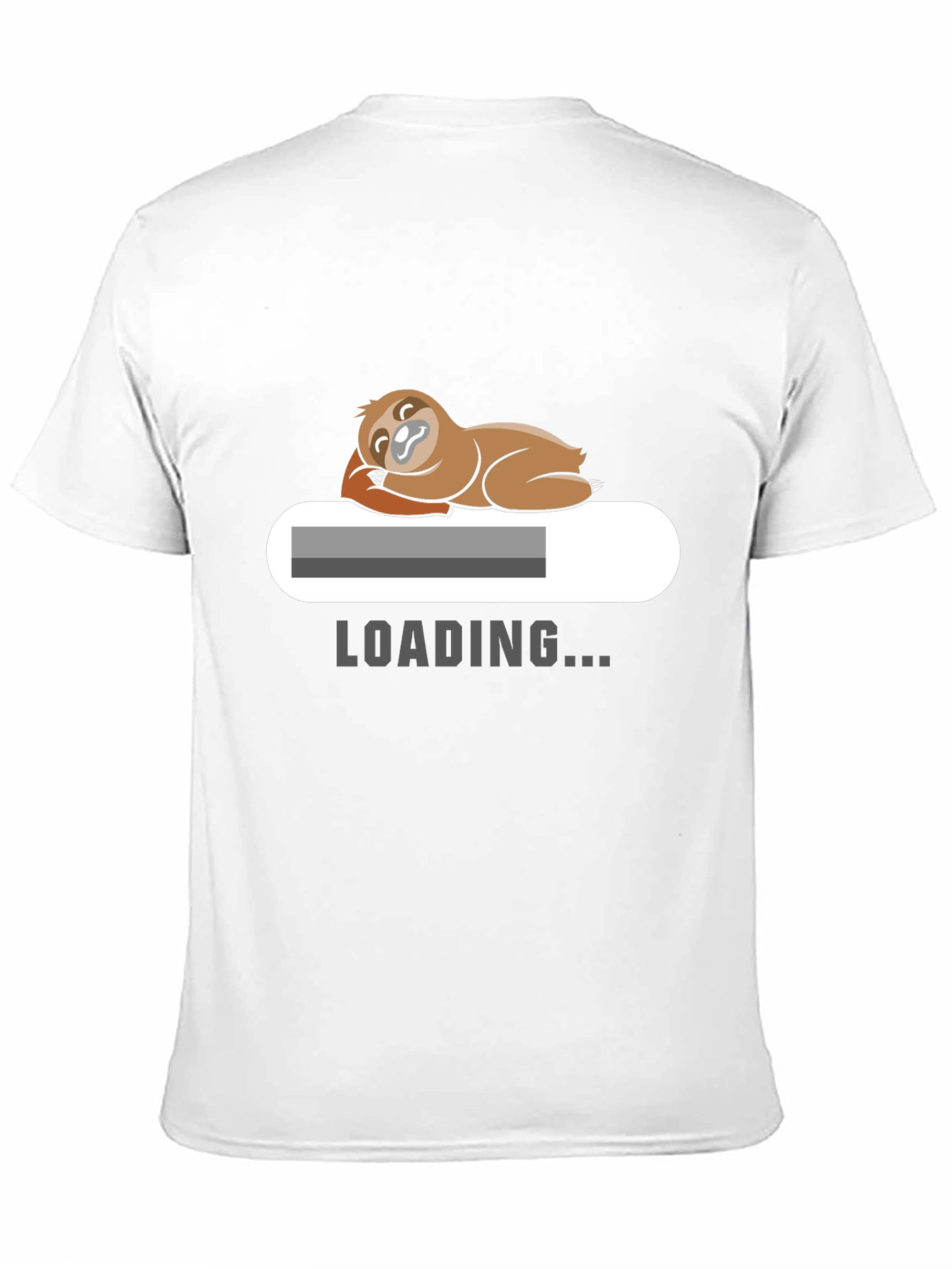 Sloth Loading T-Shirt - Funny Lazy Mode Tee