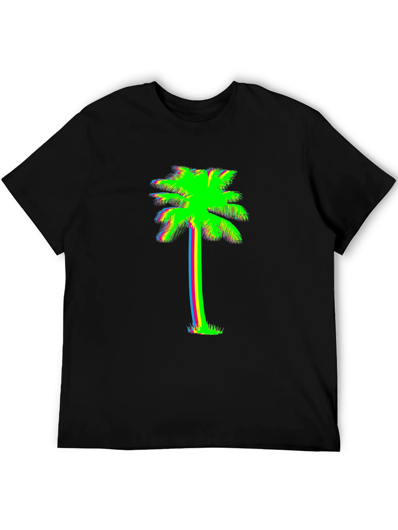 Neon Palm Tree Graphic Tee