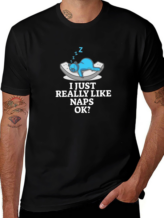 Funny Naps Graphic Tee - Comfort Cotton T-Shirt