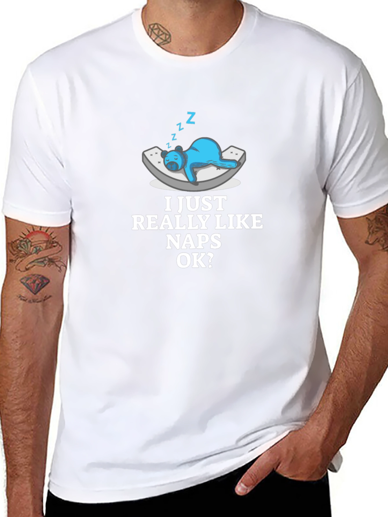 Funny Naps Graphic Tee - Comfort Cotton T-Shirt