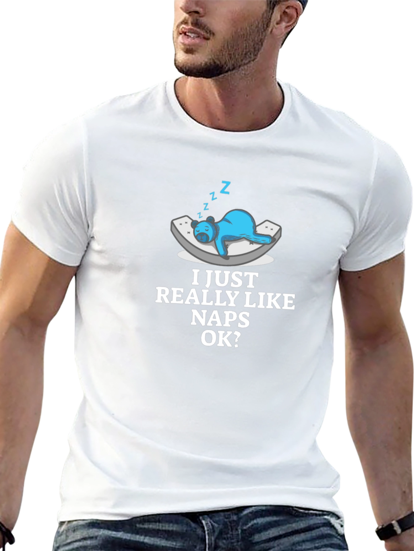 Funny Naps Graphic Tee - Comfort Cotton T-Shirt
