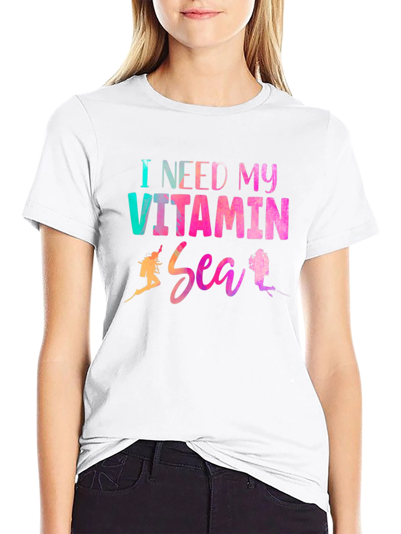 Vitamin Sea Graphic Tee - Diver T-Shirt