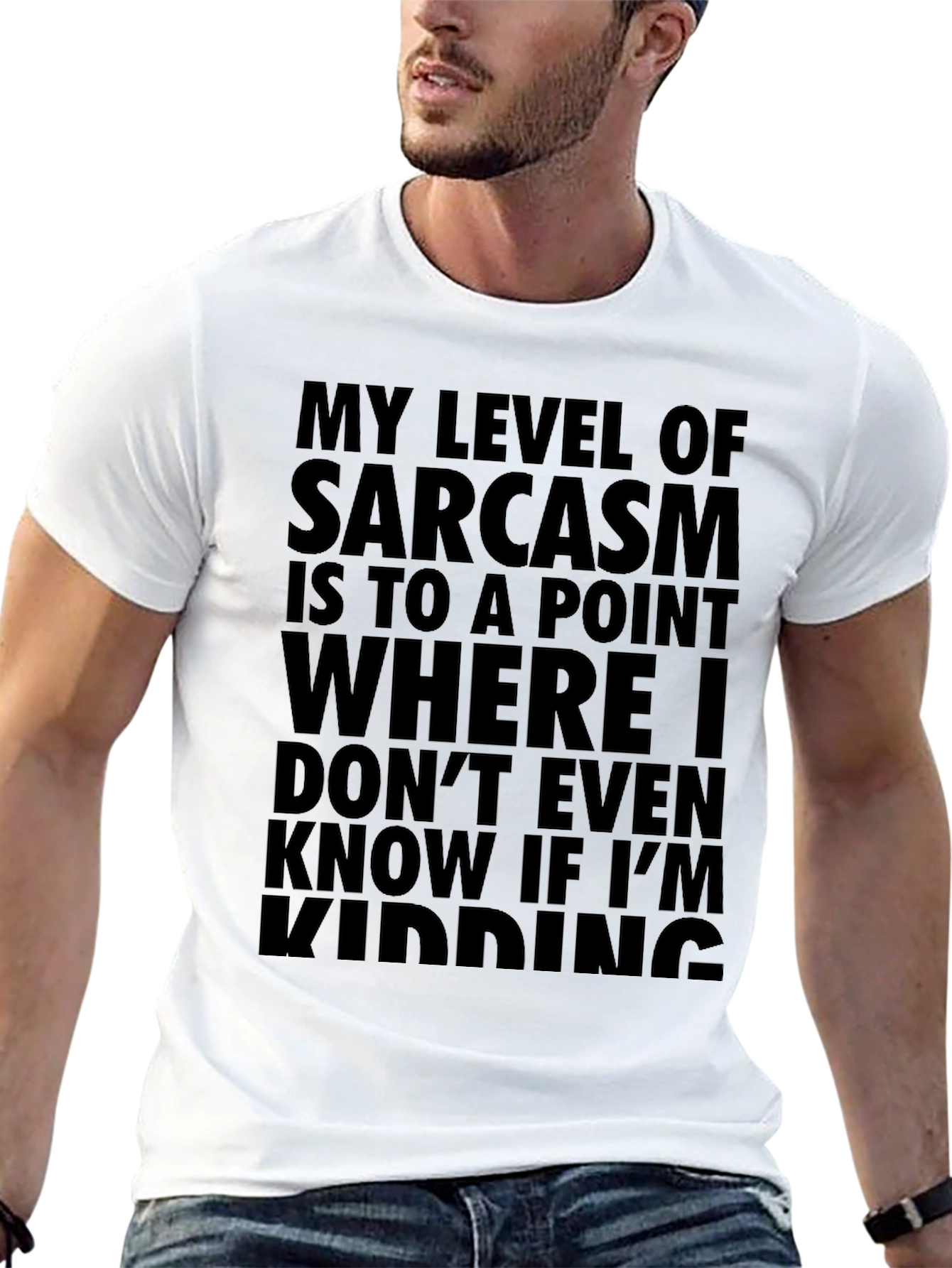 Sarcastic Humor T-Shirt - My Level of Sarcasm