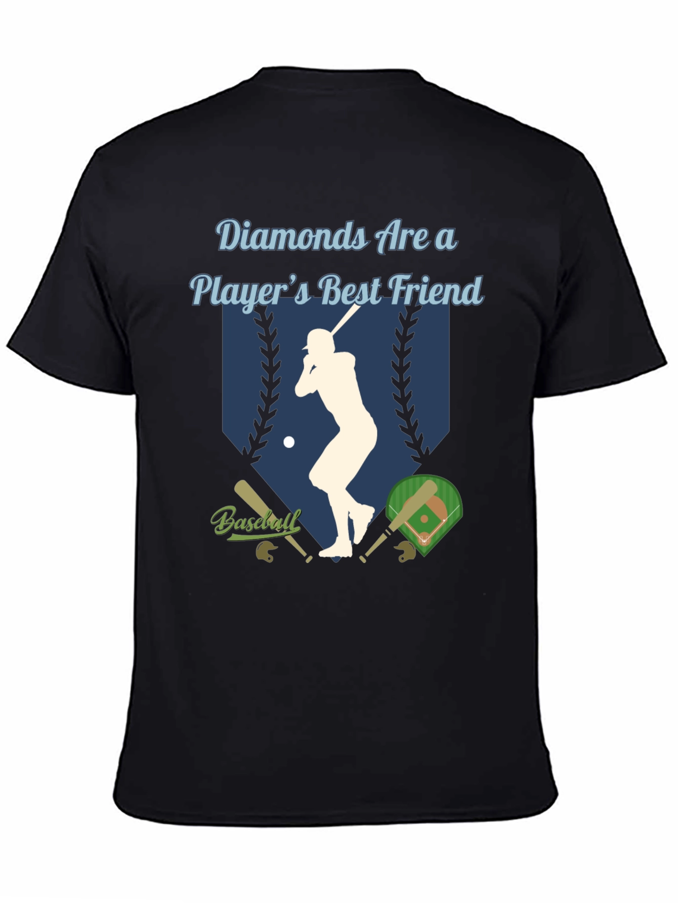 Diamonds Are a Players Best Friend Baseball T-Shirt