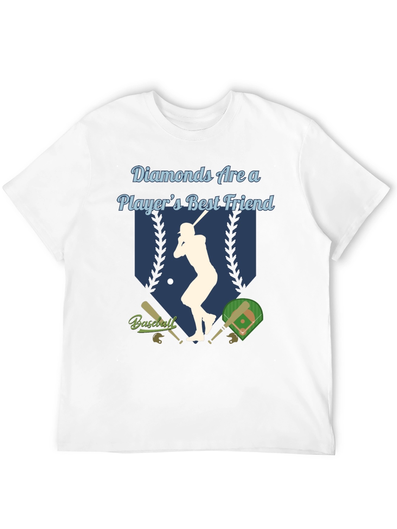 Diamonds Are a Players Best Friend Baseball T-Shirt