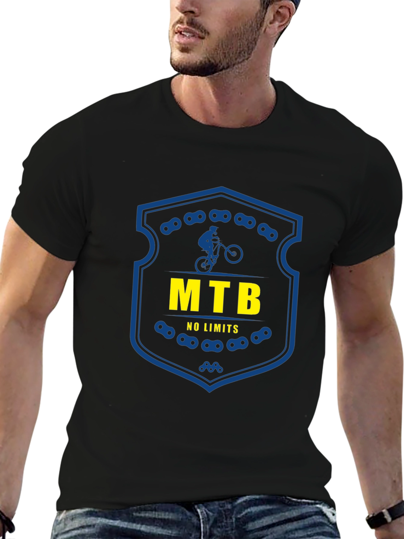 MTB No Limits Graphic Tee - Cycling Enthusiast T-Shirt