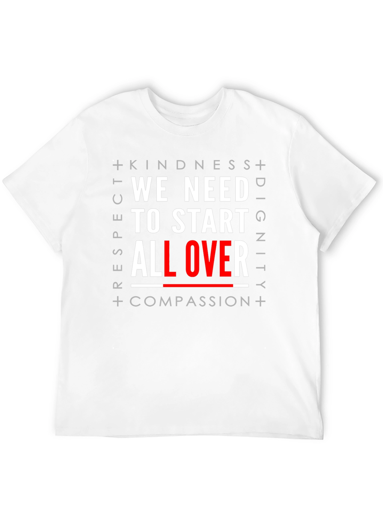 Kindness Respect Dignity Compassion Graphic Tee