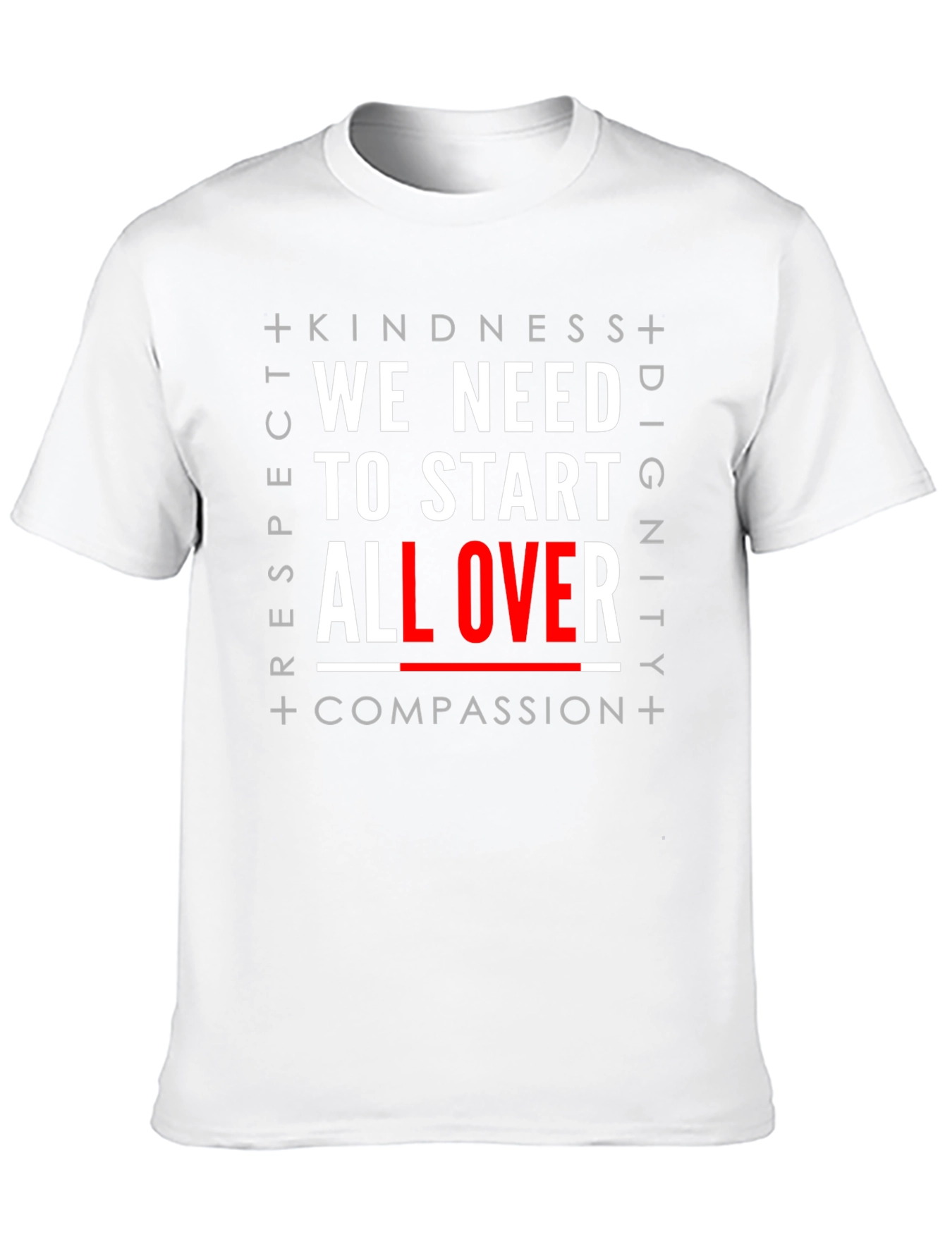 Kindness Respect Dignity Compassion Graphic Tee