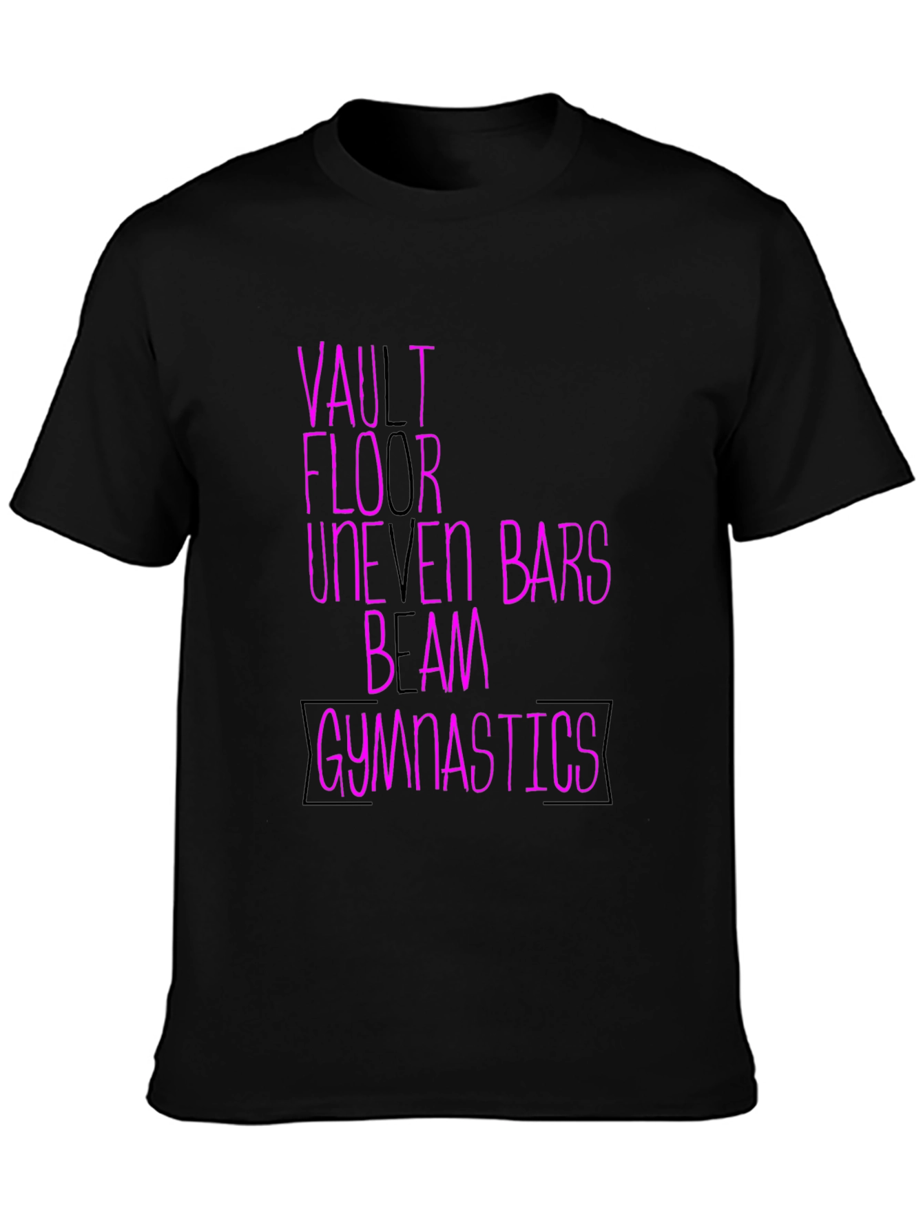 Gymnastics Events Graphic T-Shirt