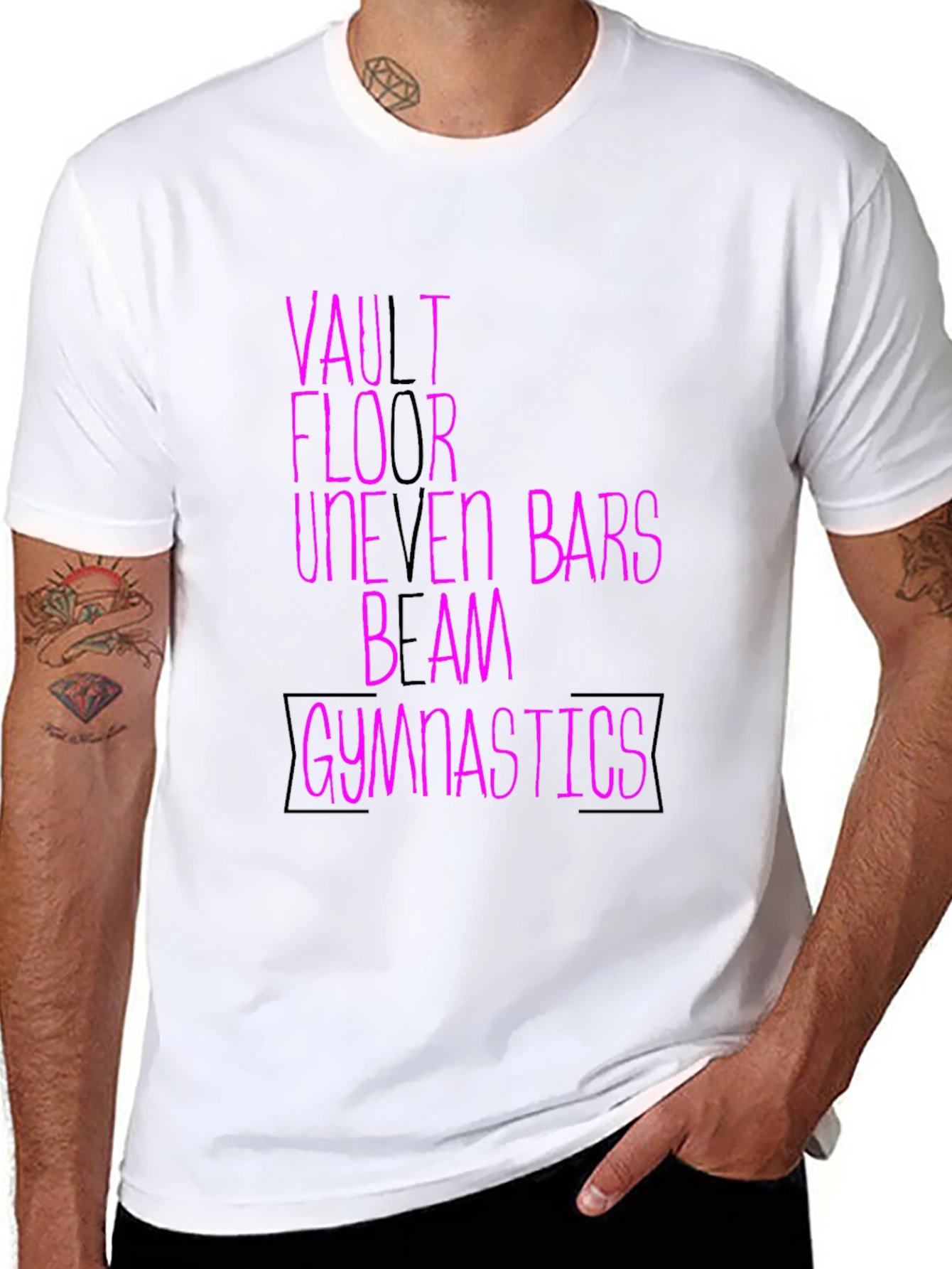 Gymnastics Events Graphic T-Shirt