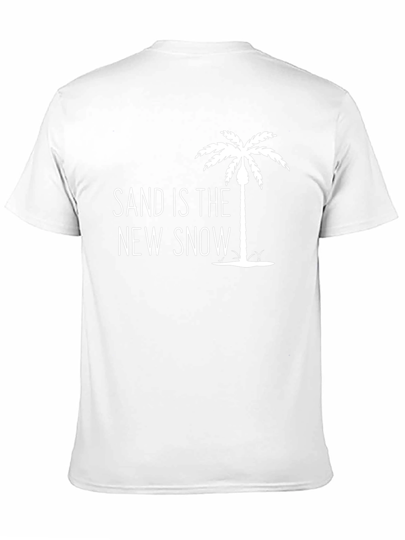 Sand Is The New Snow T-Shirt - Black