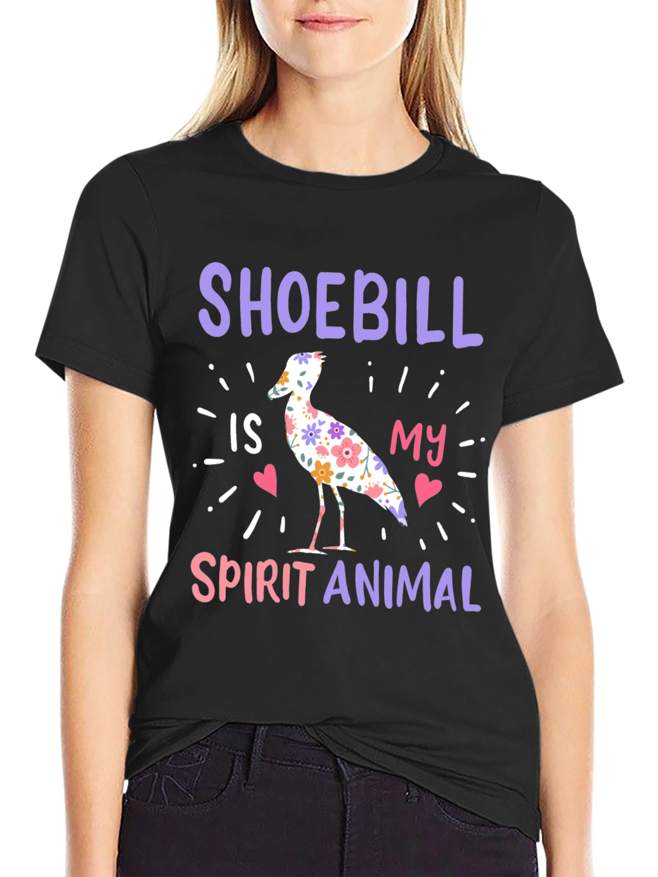 Shoebill Spirit Animal Graphic Tee