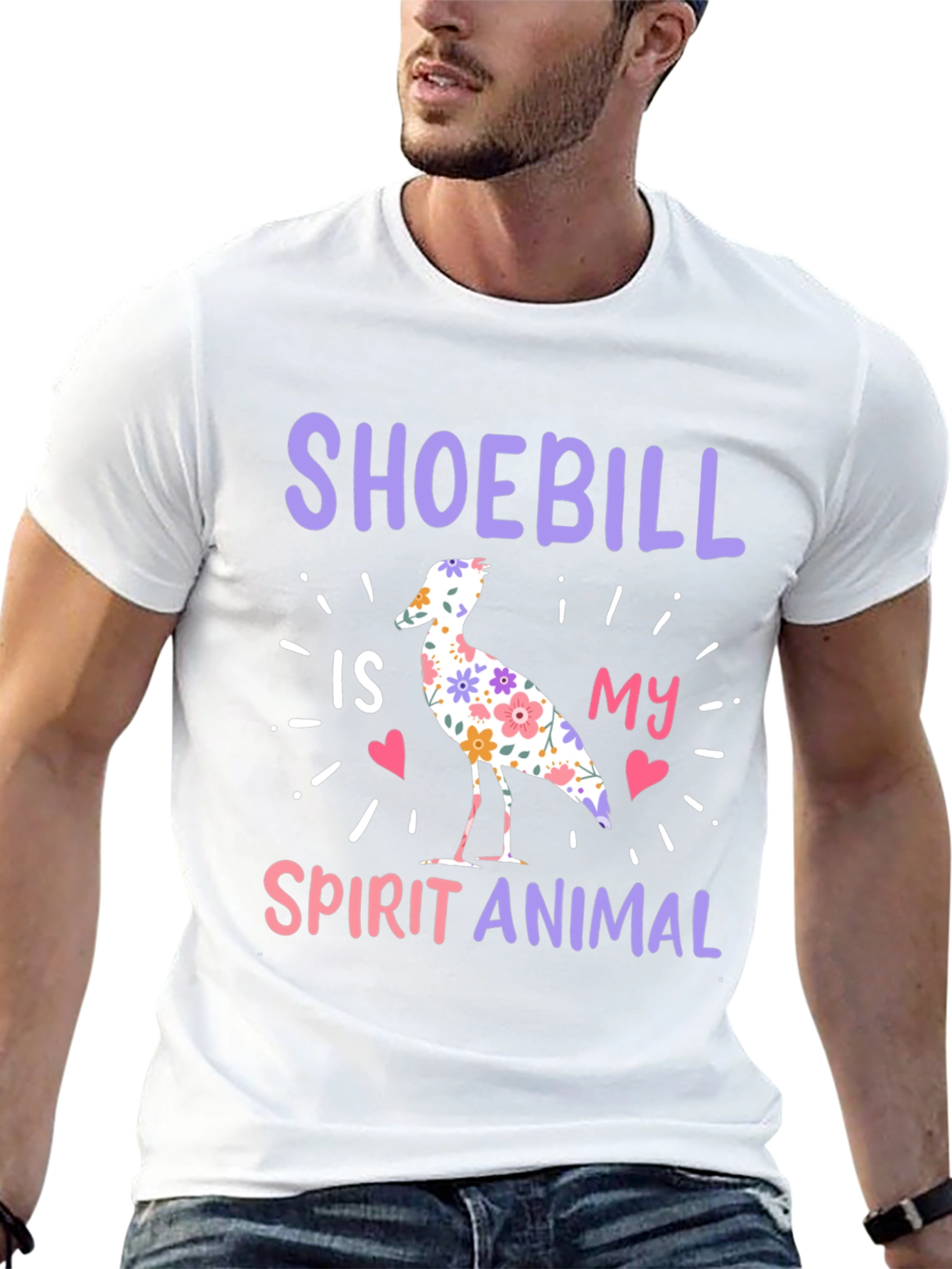 Shoebill Spirit Animal Graphic Tee