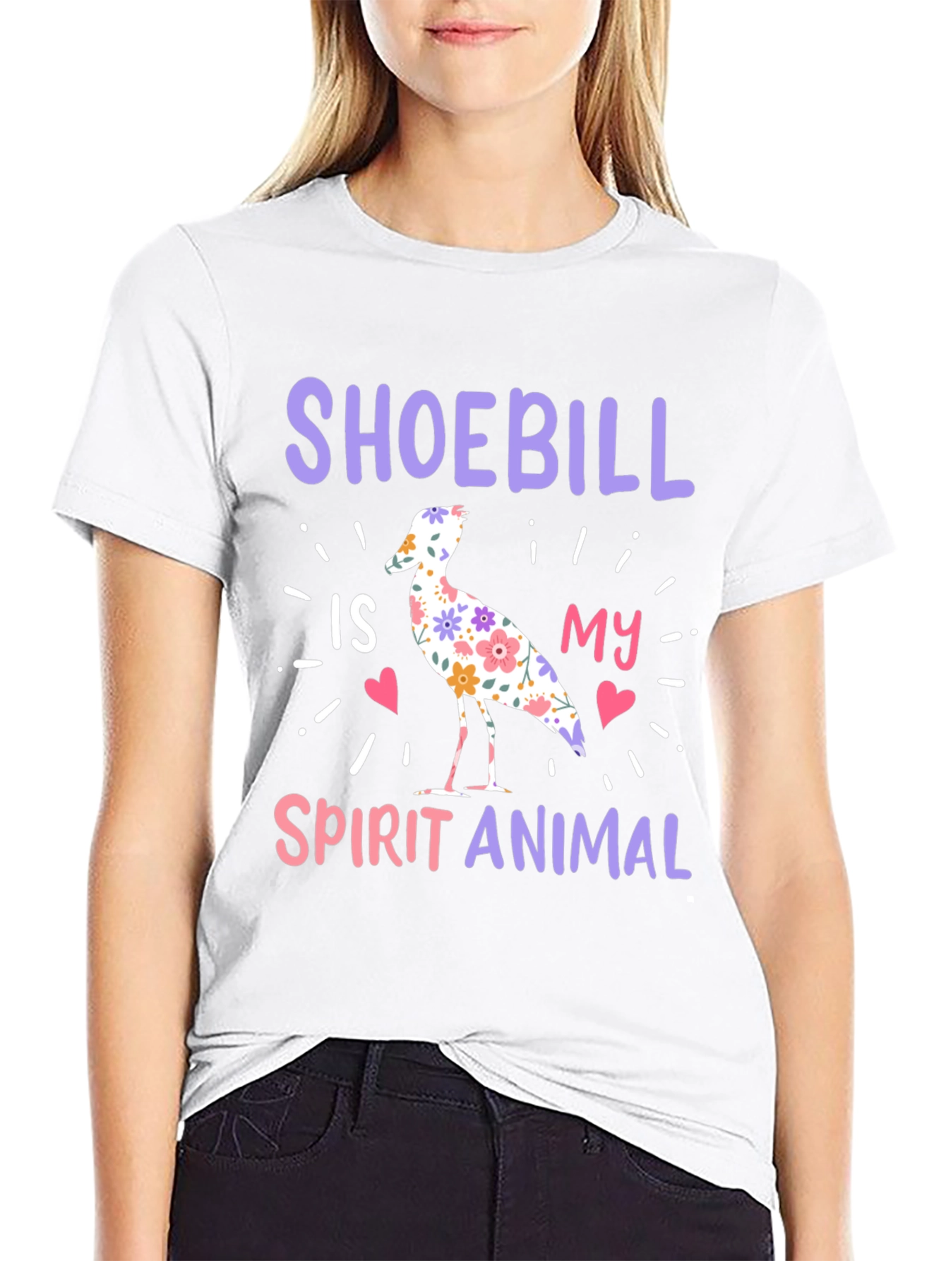 Shoebill Spirit Animal Graphic Tee