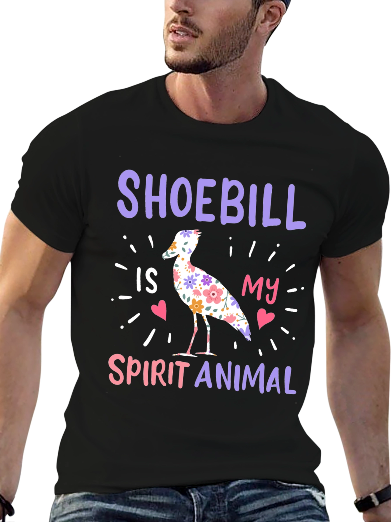 Shoebill Spirit Animal Graphic Tee