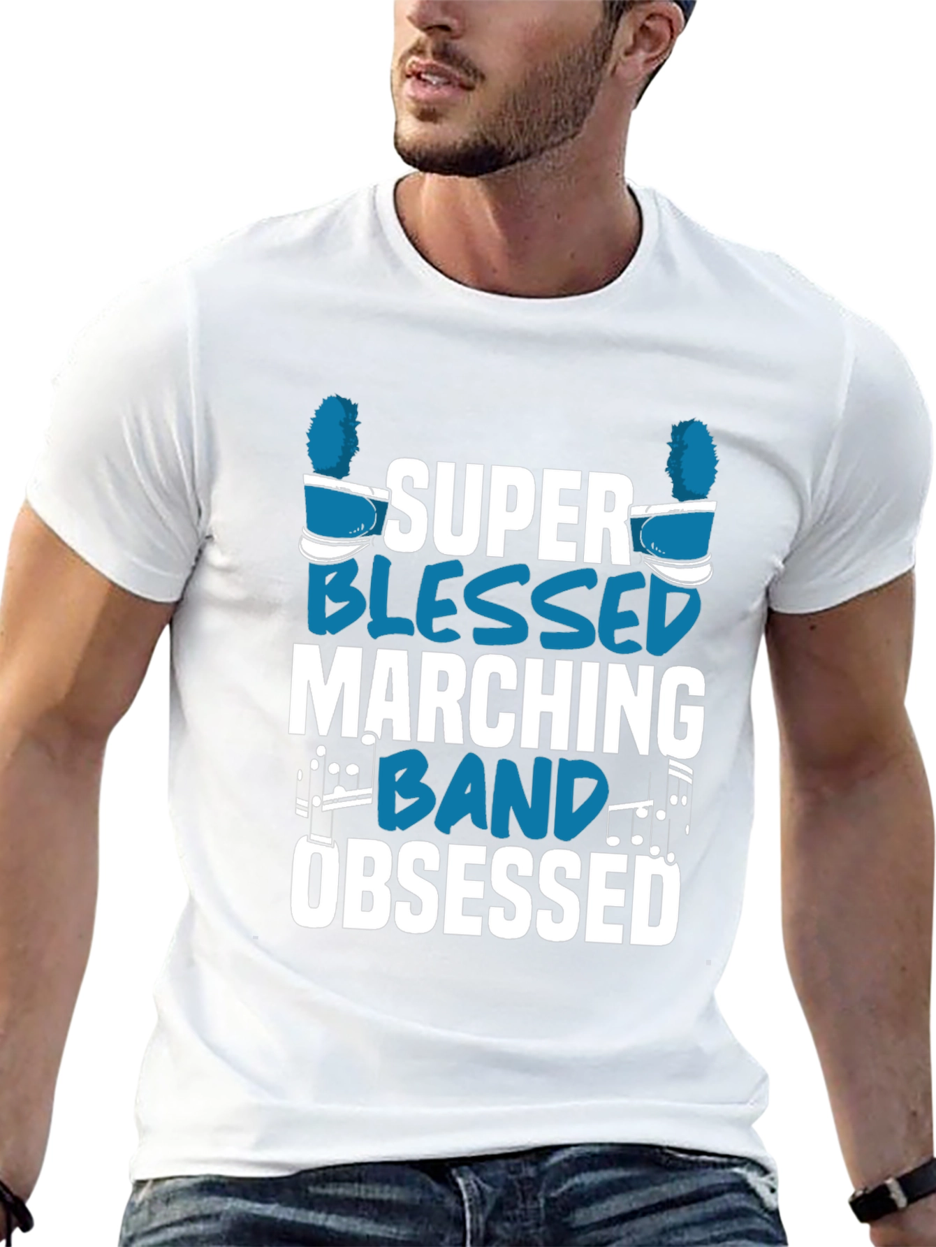 Super Blessed Marching Band Obsessed T-Shirt