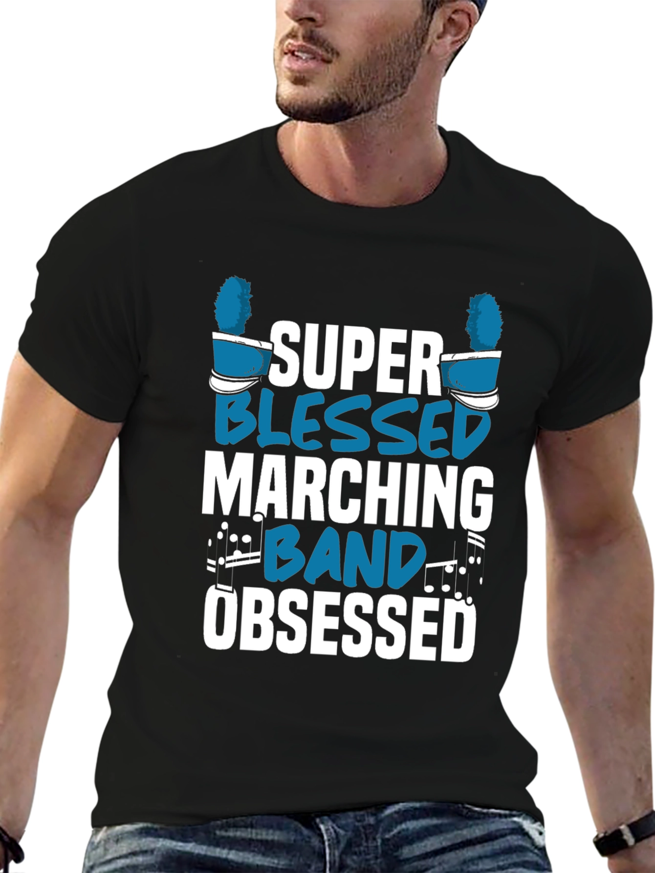 Super Blessed Marching Band Obsessed T-Shirt