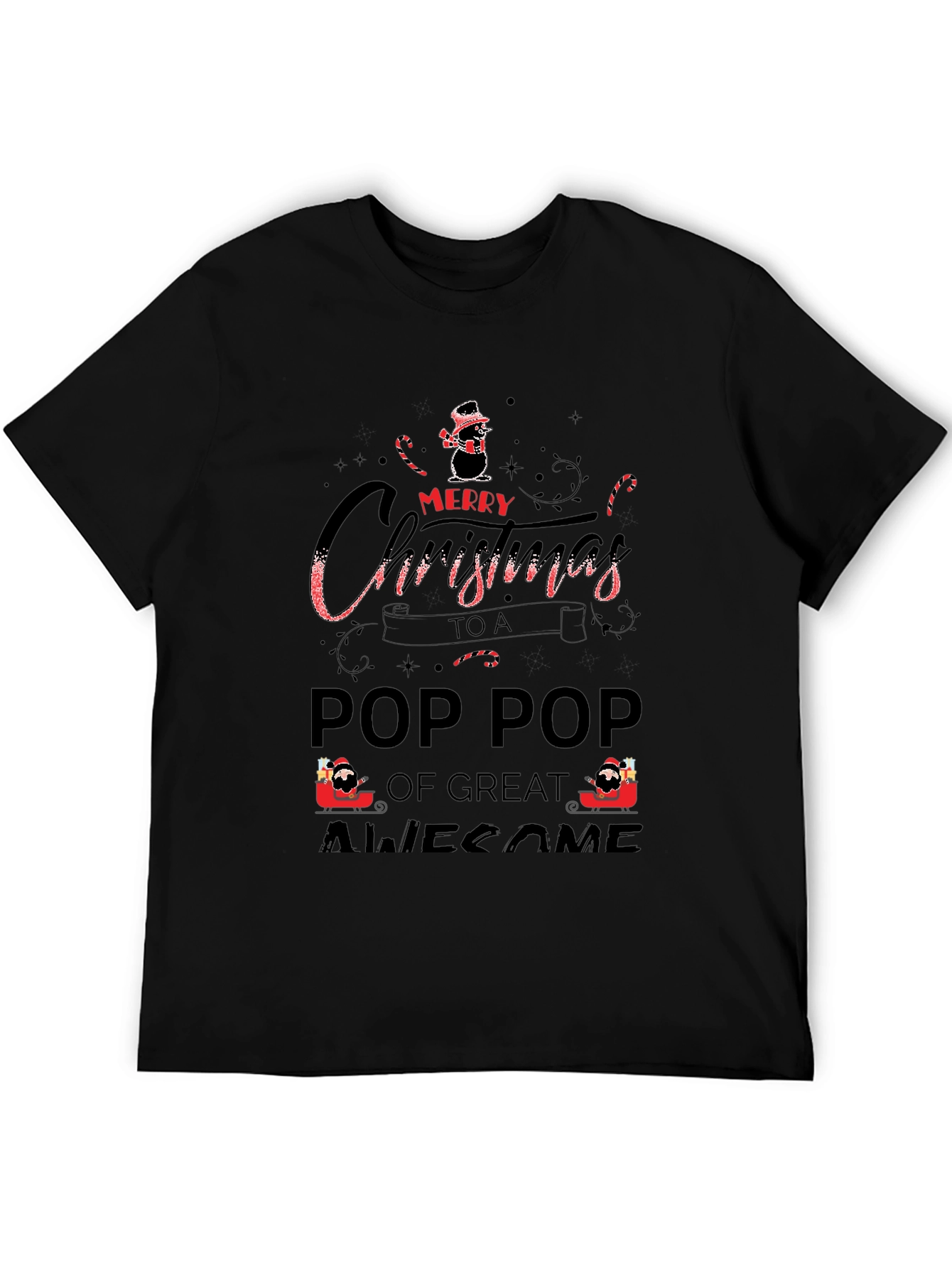 Merry Christmas Pop Pop T-Shirt