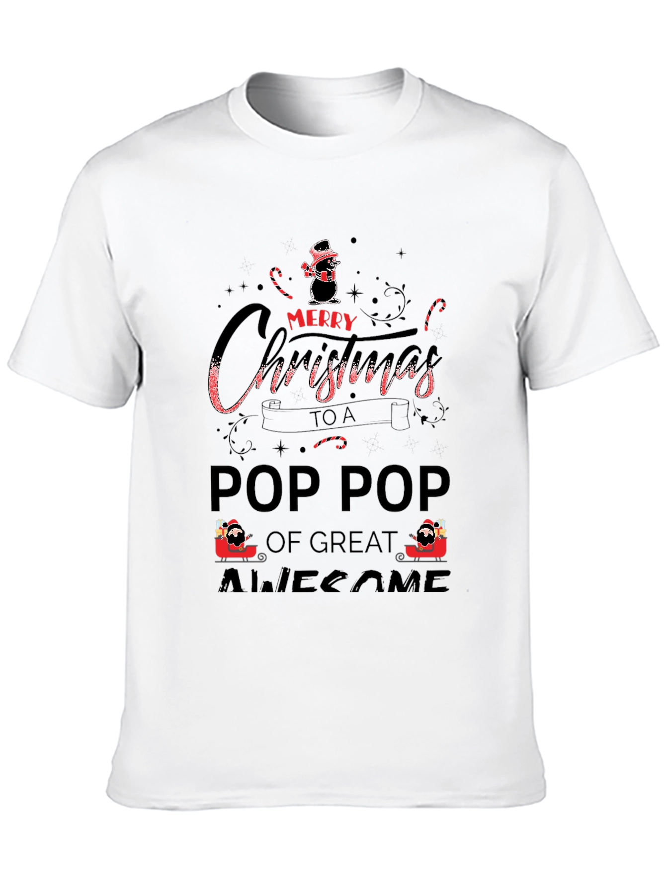 Merry Christmas Pop Pop T-Shirt