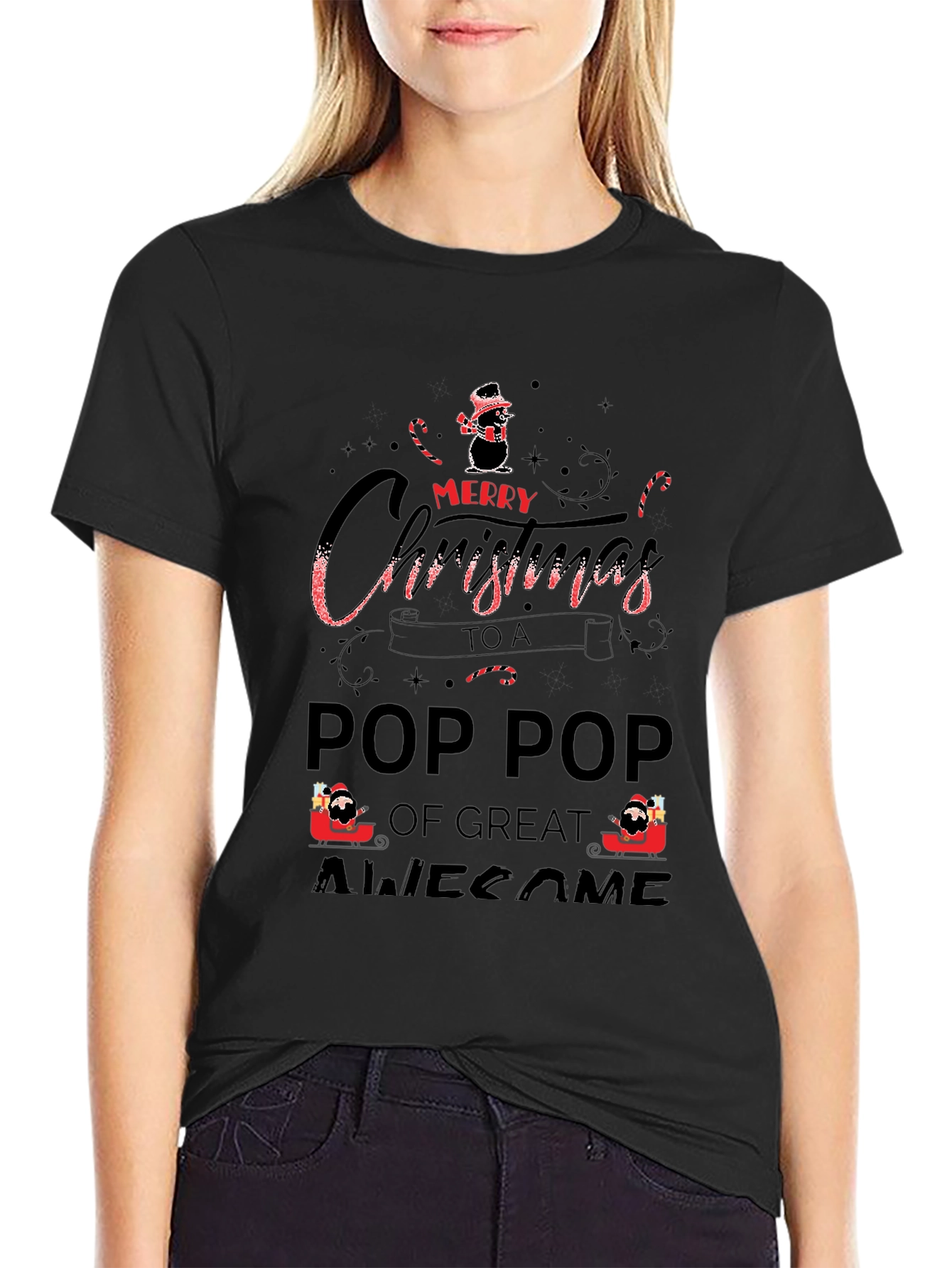 Merry Christmas Pop Pop T-Shirt