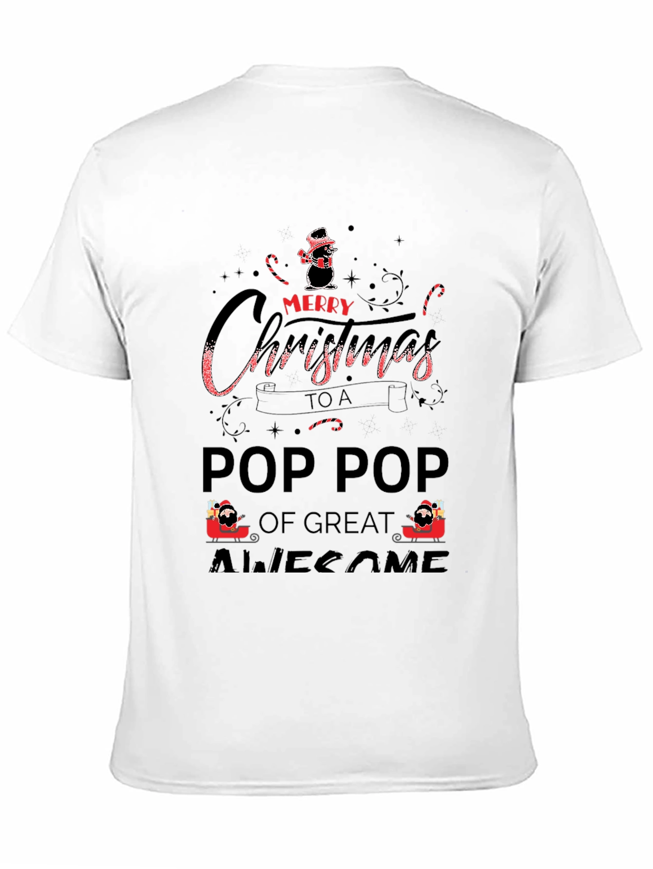 Merry Christmas Pop Pop T-Shirt