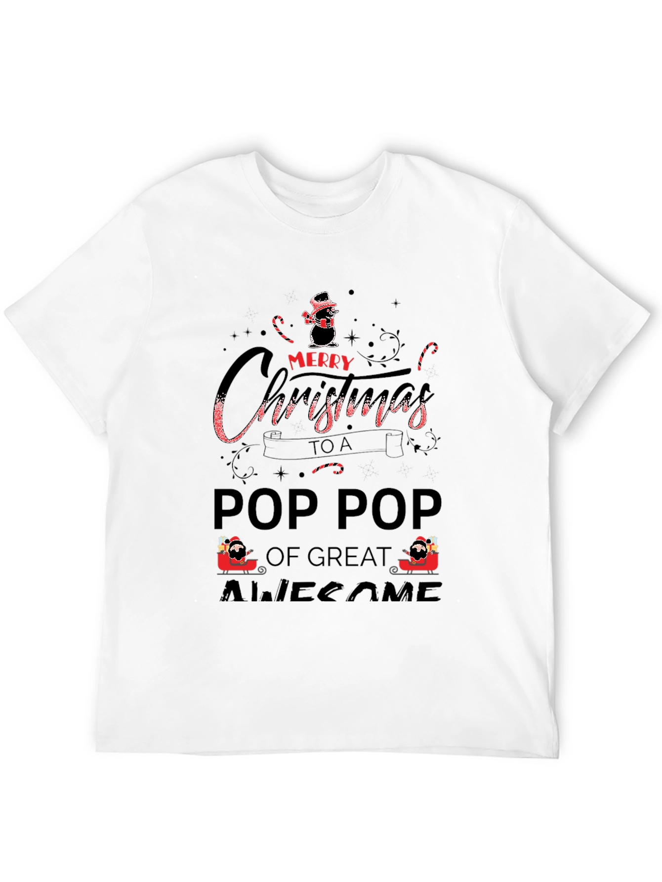 Merry Christmas Pop Pop T-Shirt