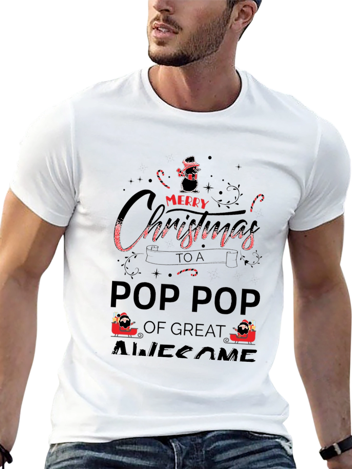 Merry Christmas Pop Pop T-Shirt