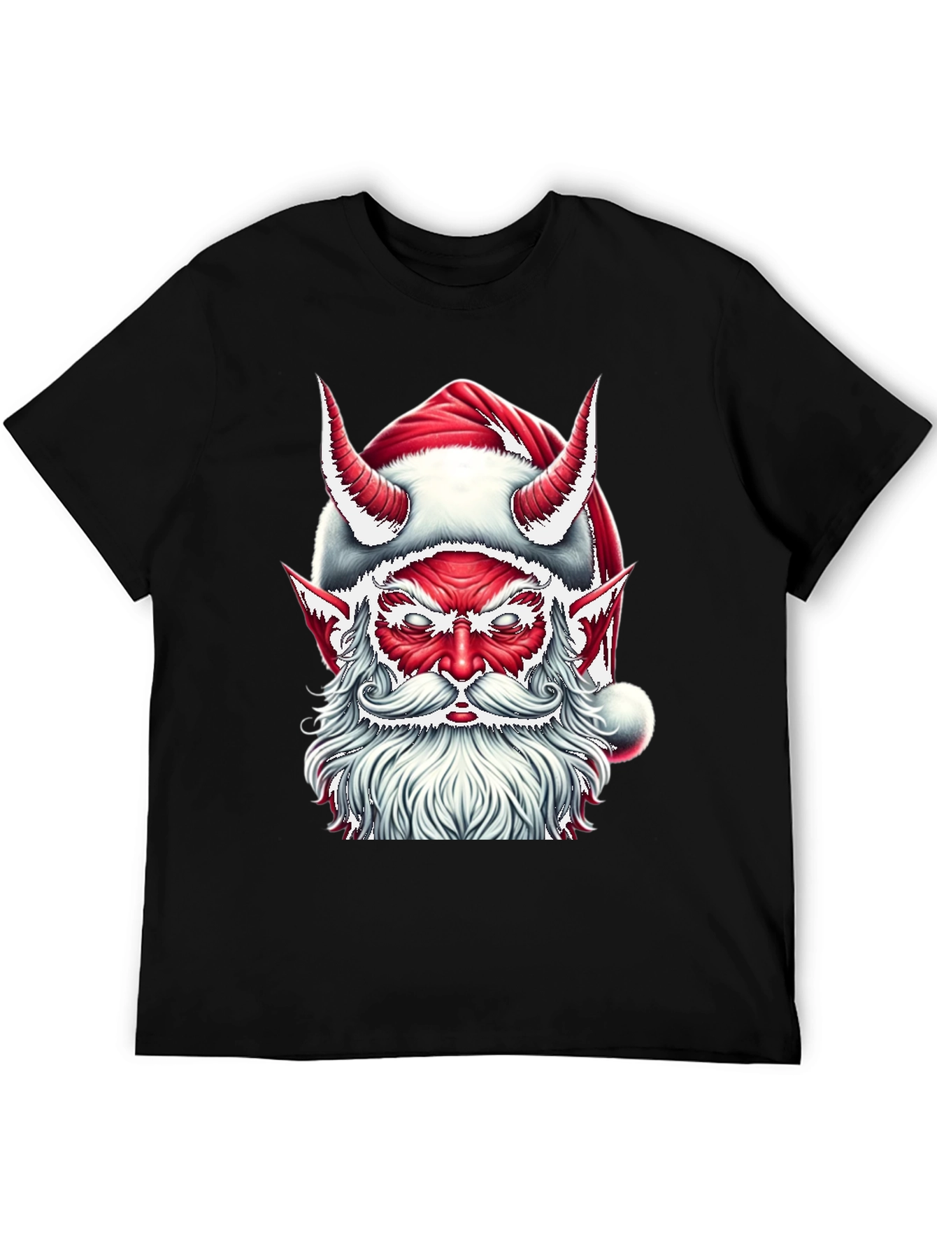 Devil Santa Graphic Tee - Holiday Humor