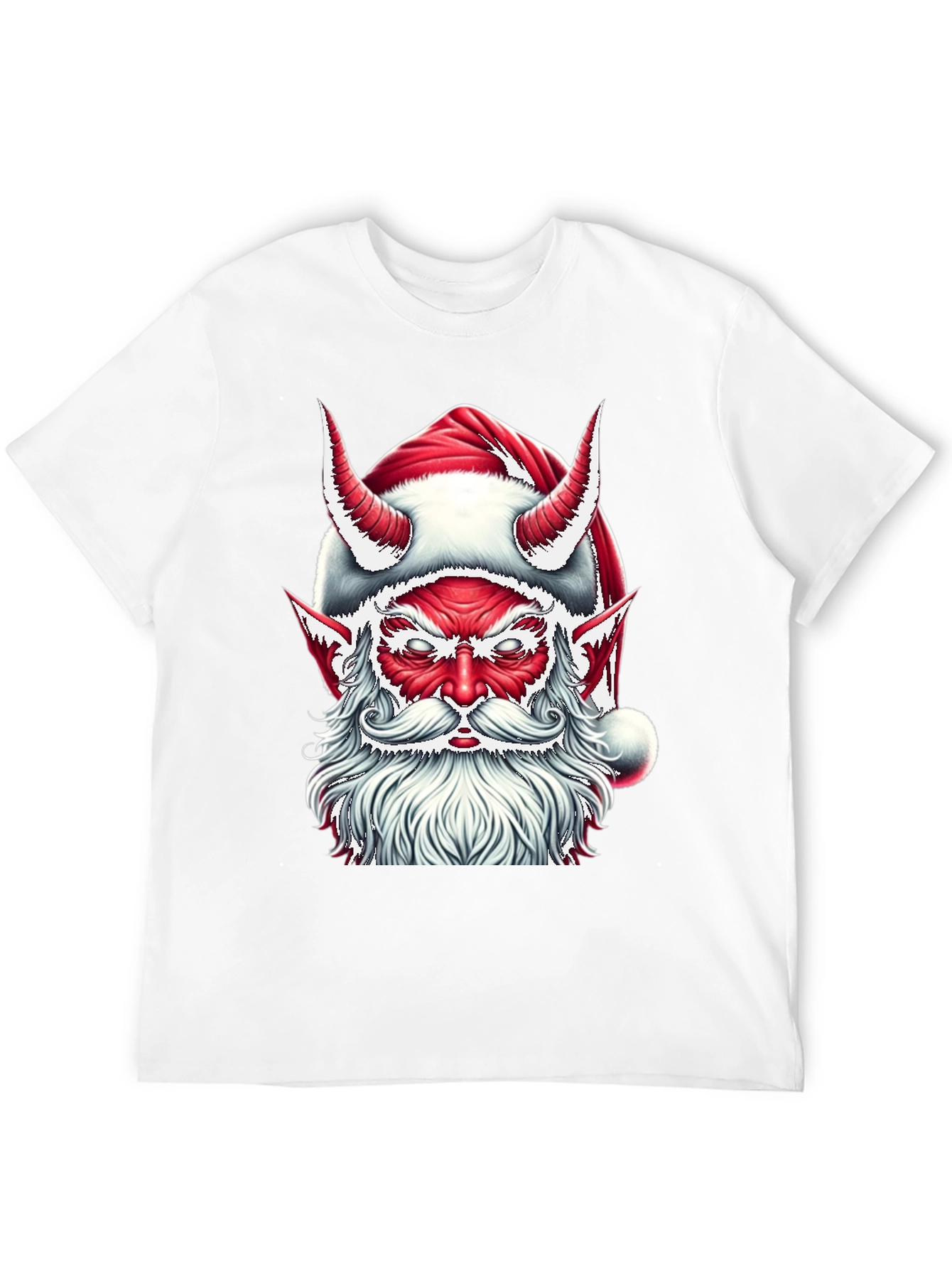 Devil Santa Graphic Tee - Holiday Humor