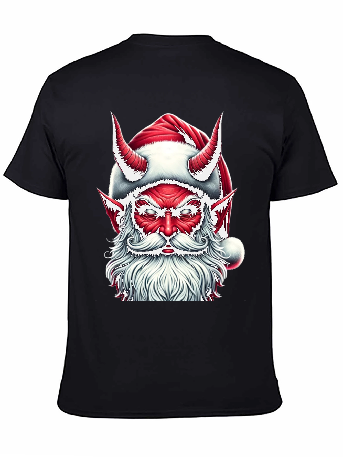 Devil Santa Graphic Tee - Holiday Humor