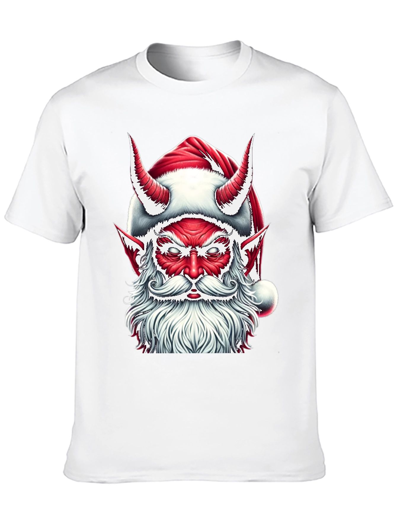 Devil Santa Graphic Tee - Holiday Humor