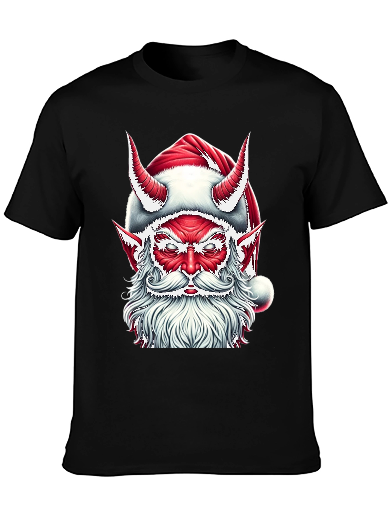 Devil Santa Graphic Tee - Holiday Humor